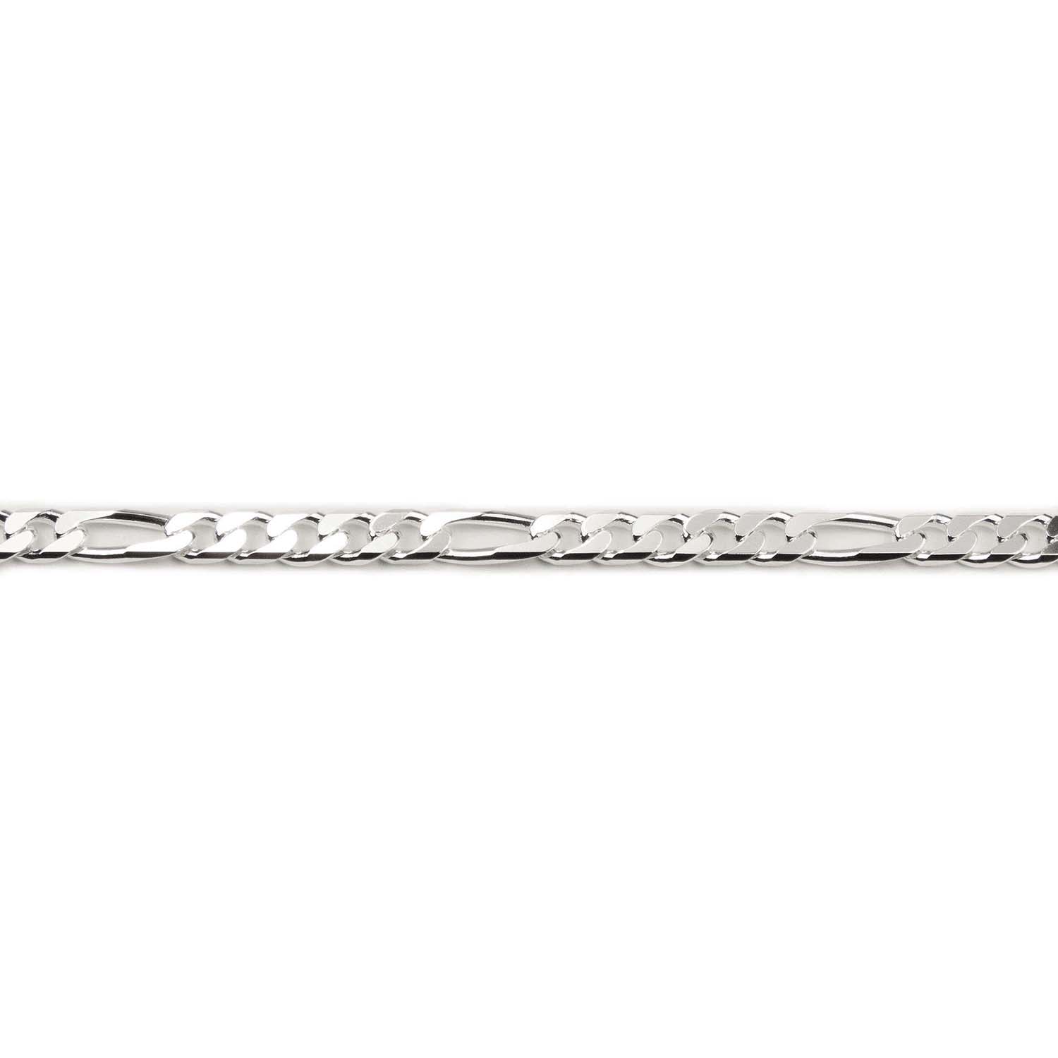 33837 Panzerarmband Silber Panzer-Figaro