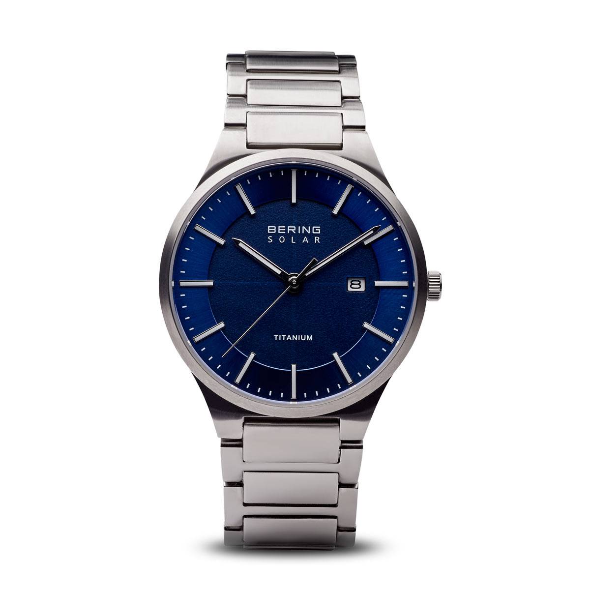 15239-777 Bering Solaruhr für Herren aus Titan