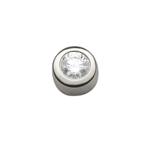 34263 Zirkonia-Anhänger Weißgold 333/000