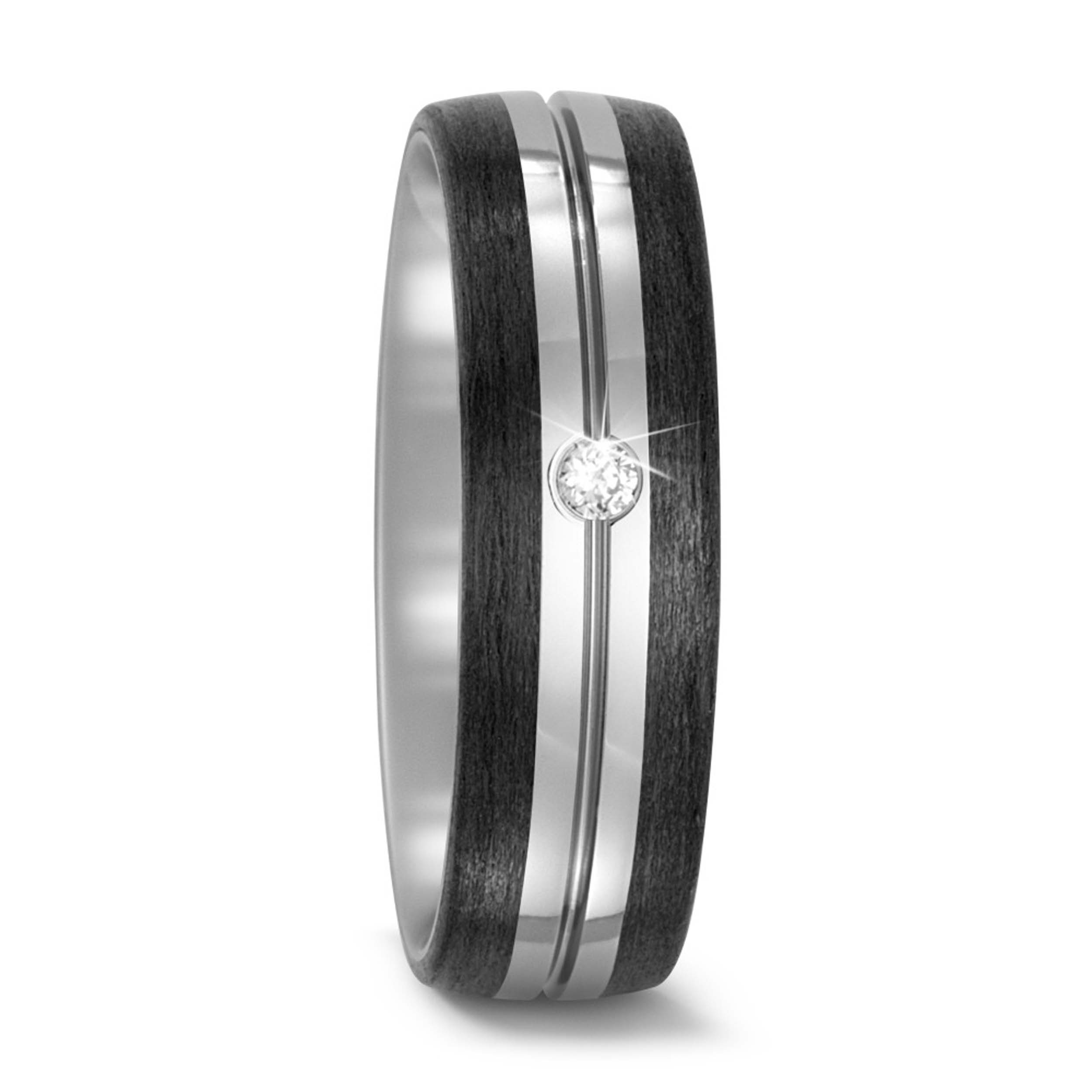 52474_000_003_2050 Titan Factory Trauring Titan mit Carbon und Brillant