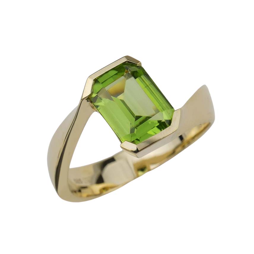 Peridotring Gelbgold 585/000 Peridotring Gelbgold 585/000