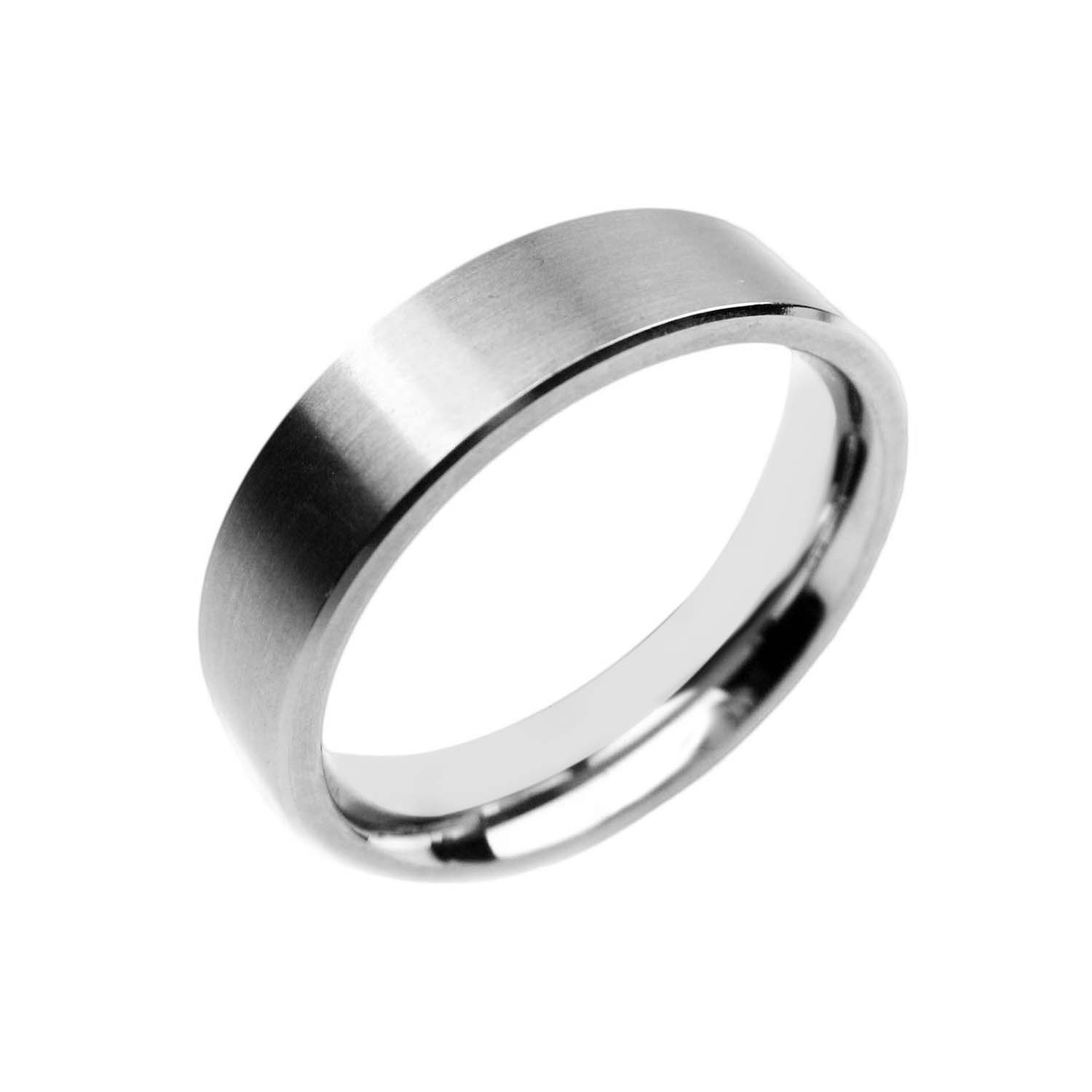 0101-01 Boccia Ring Titan unisex nickelfreier Partnerring