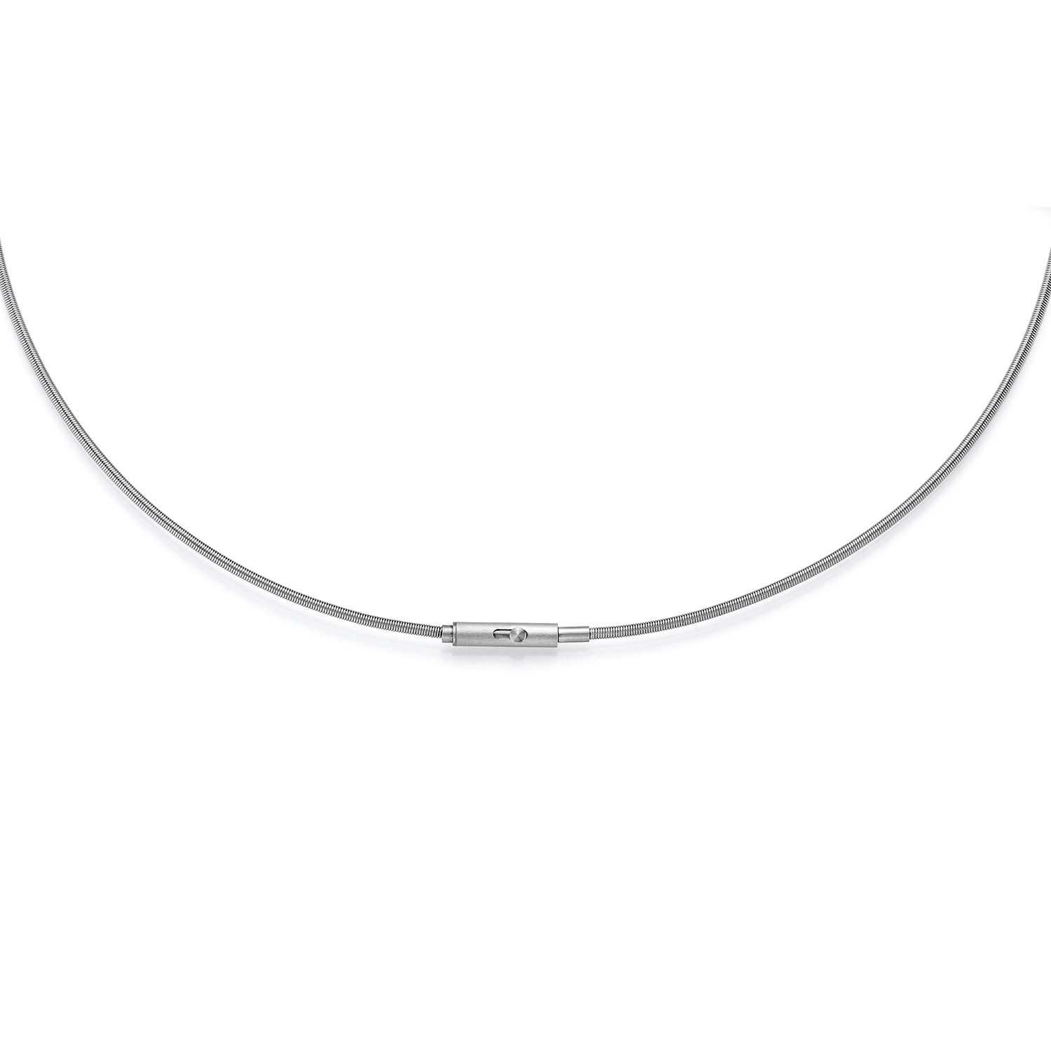 925010-1 Bunz Halsreif Platin 950/000 1,25 mm stark 50 cm lang