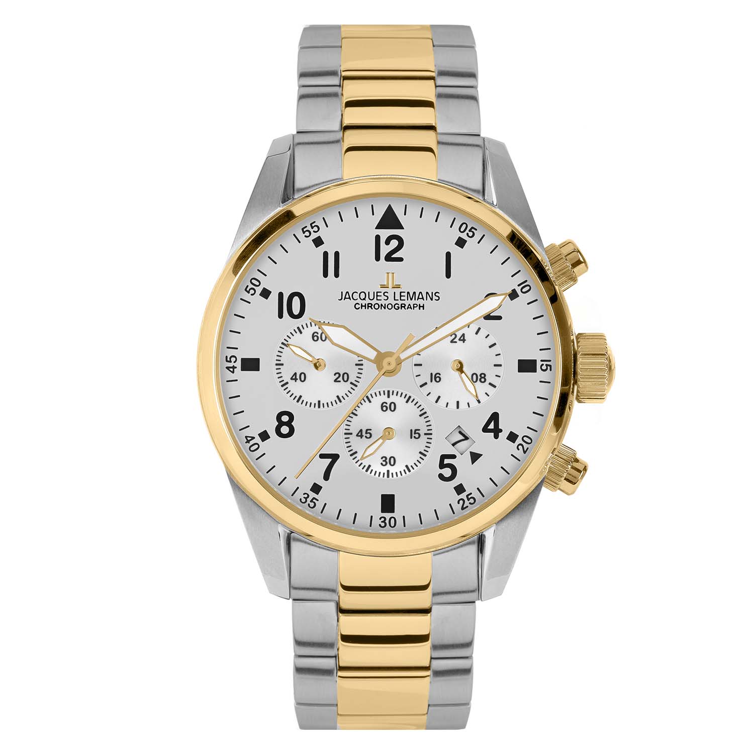 42-2G Jacques Lemans Chronograph zum Sonderpreis 100 m wasserdicht