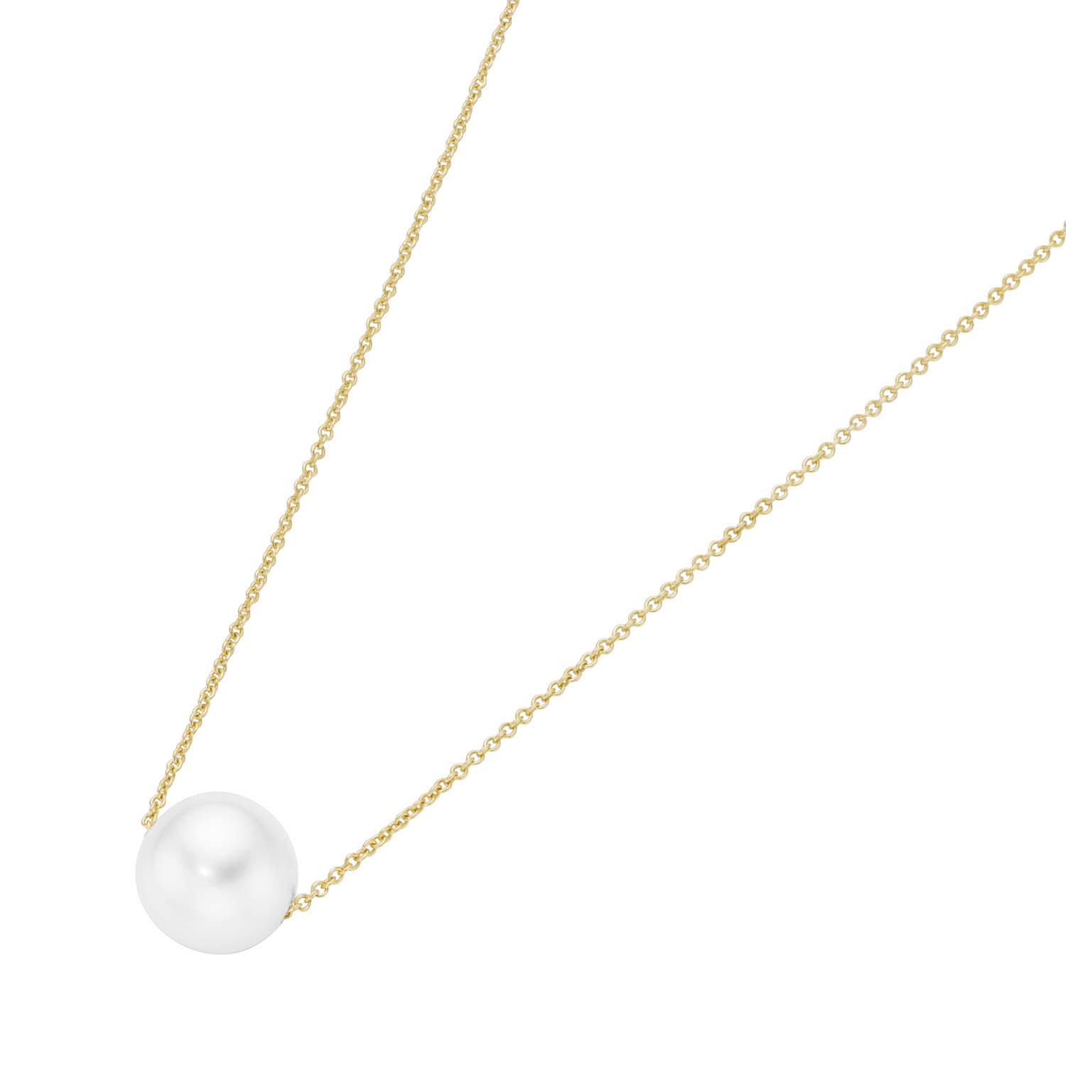 Halskette Gelbgold 375/000 mit Perle