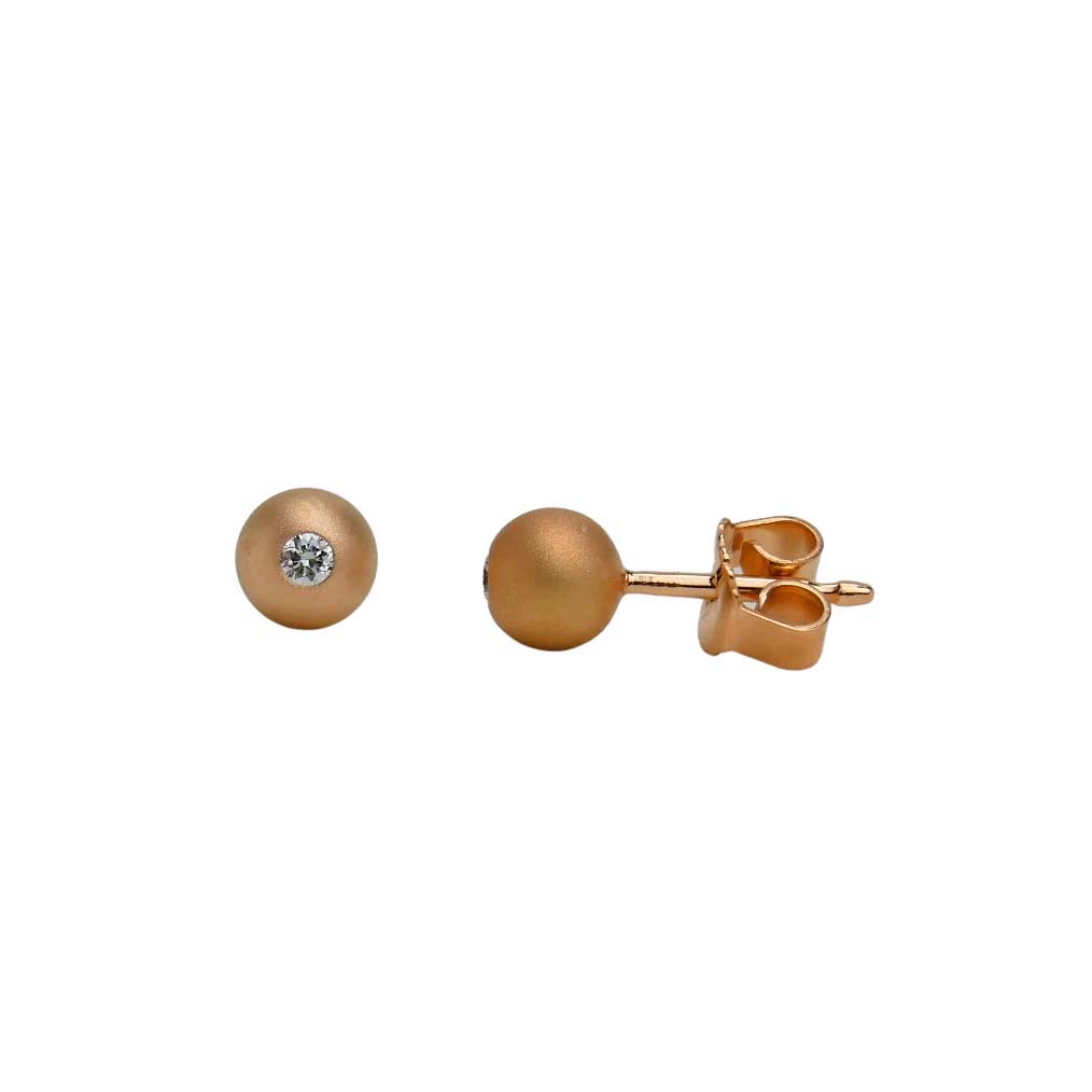 644170-003j3t9XlqbZuTx0 Bunz Brillantohrstecker 5 mm Déco Art by Micha Bunz Roségold 750/000