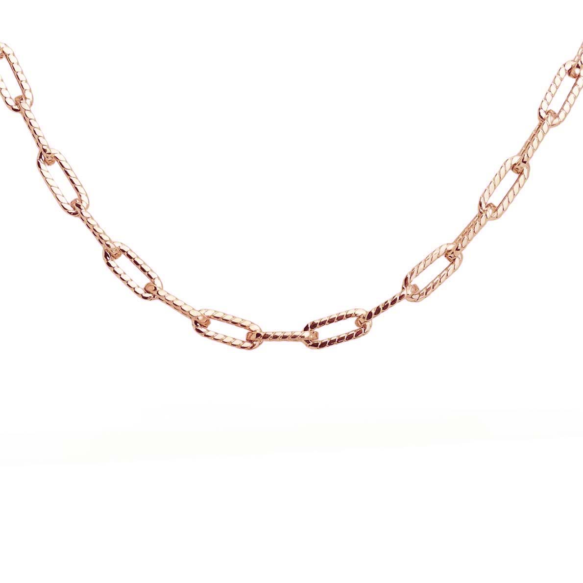 Paperclipkette Roségold 585/000 Paperclipkette Roségold 585/000