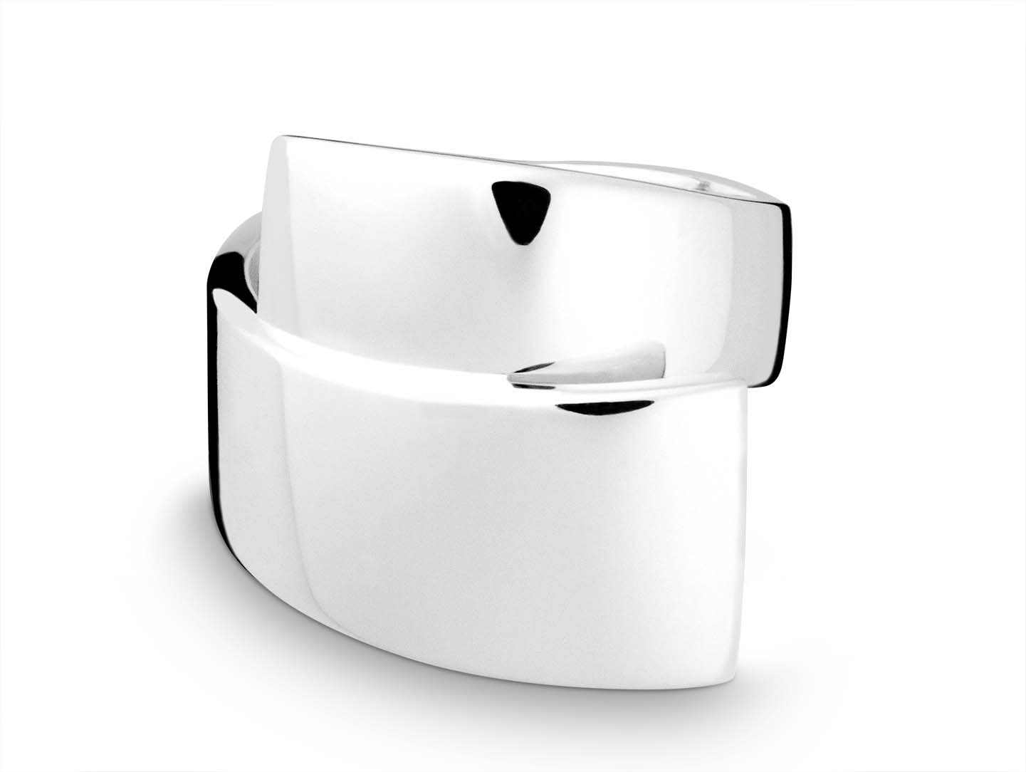 0220596 Quinn Damenring Sterlingsilber massiver Silberring poliert
