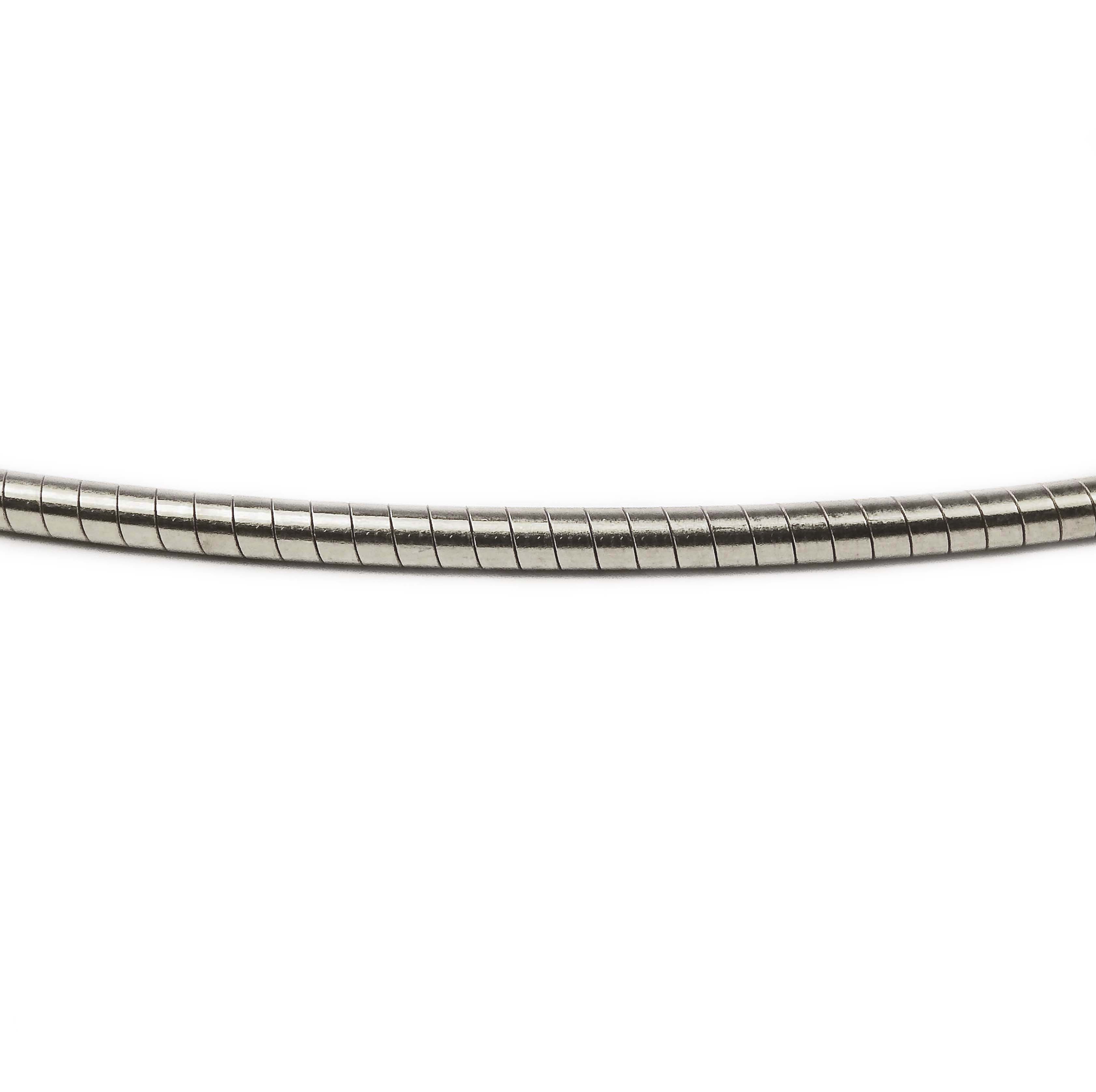 10676 Halsreif Silber 3 mm Omega rund