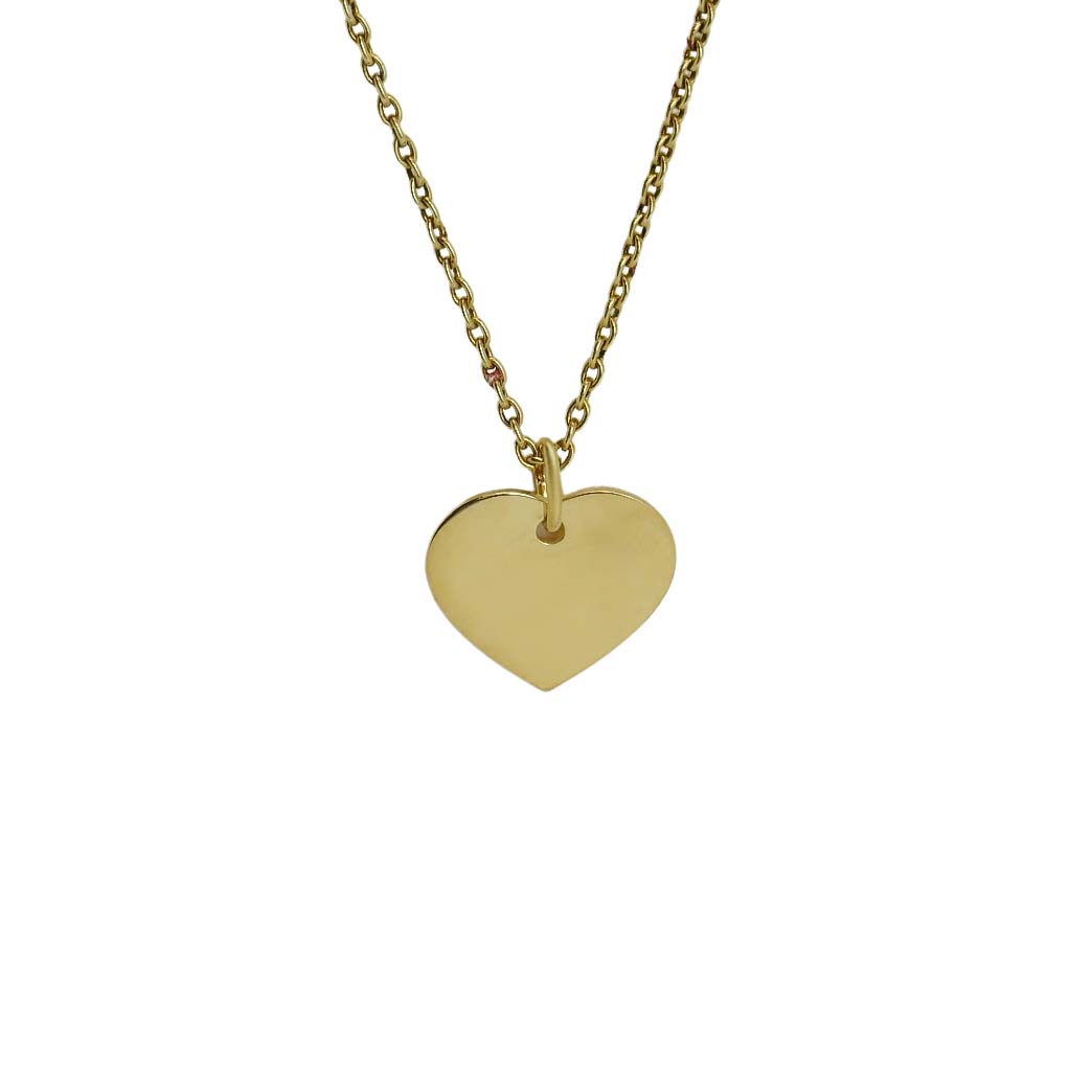 Herzanhänger Gelbgold 585/000