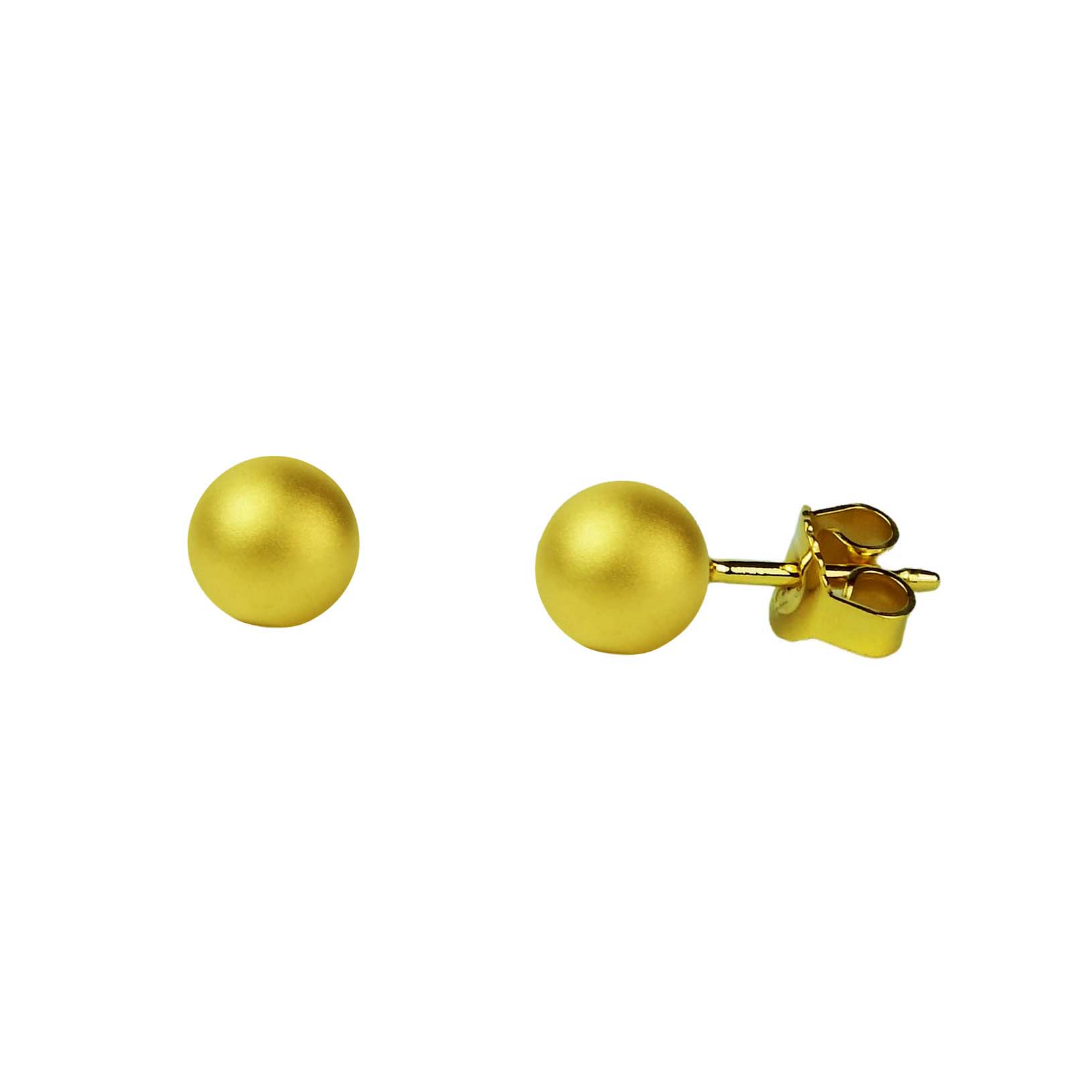 744170 Bunz Ohrstecker 5 mm Déco Art by Micha Bunz Gelbgold 750/000