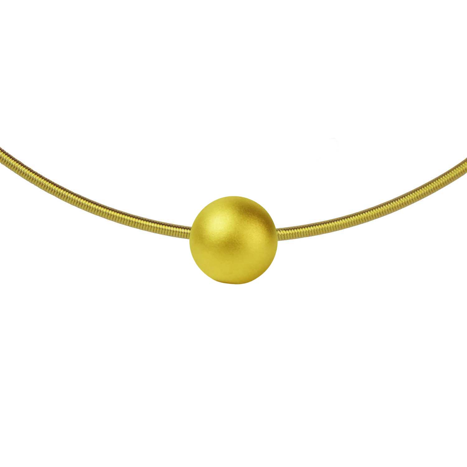 713308-1 Anhänger Bunz Kugel 8 mm Déco Art by Micha Bunz Gelbgold 750/000