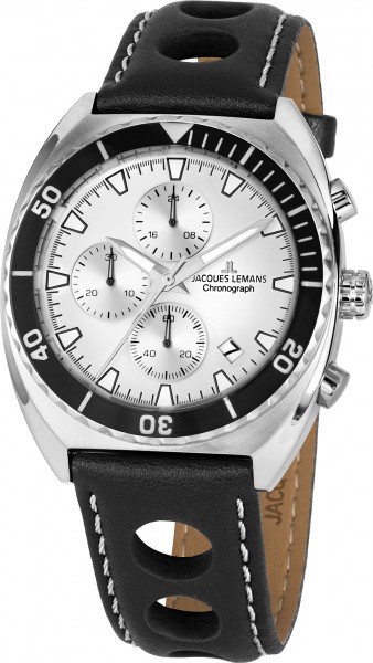 1-2041B Jacques Lemans Herrenuhr 1-2041B Chronograph Retro 200