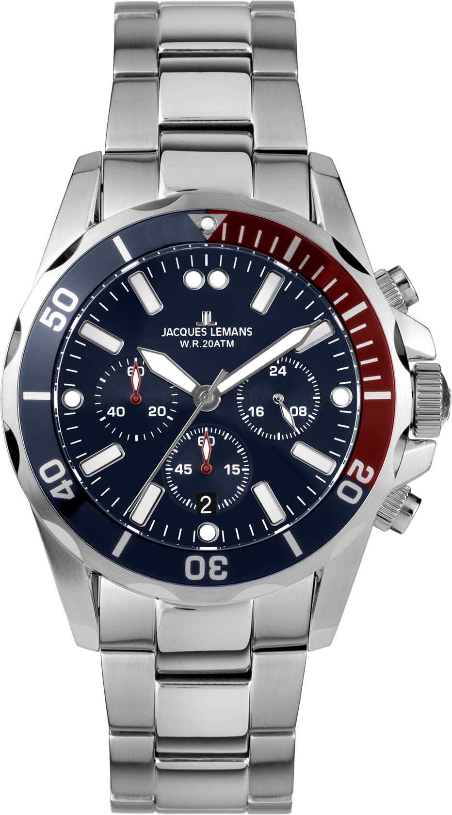 1-2091G Jacques Lemans Chronograph Liverpool