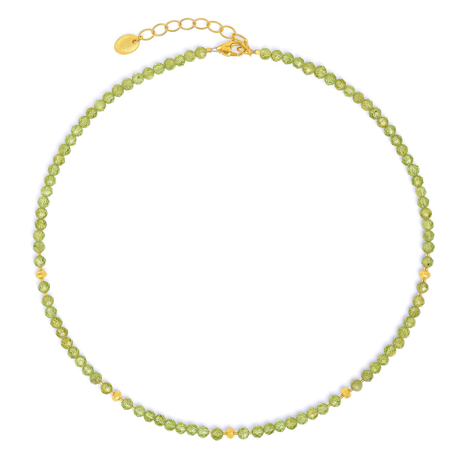 Bernd Wolf Halskette Lampana mit Peridot Bernd Wolf Halskette Lampana mit Peridot