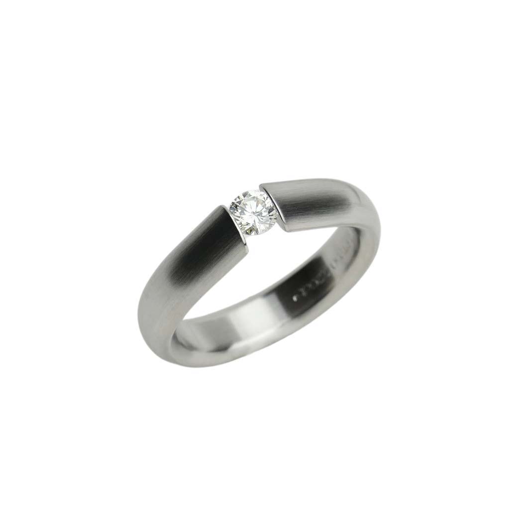 9010940-025-1vIRVoXTp1UYjv Bunz Spannring Platin 950/000 mit Brillant