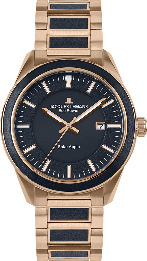 1-2116F Jacques Lemans Herrenuhr Eco Power Solar Apple 1-2116F