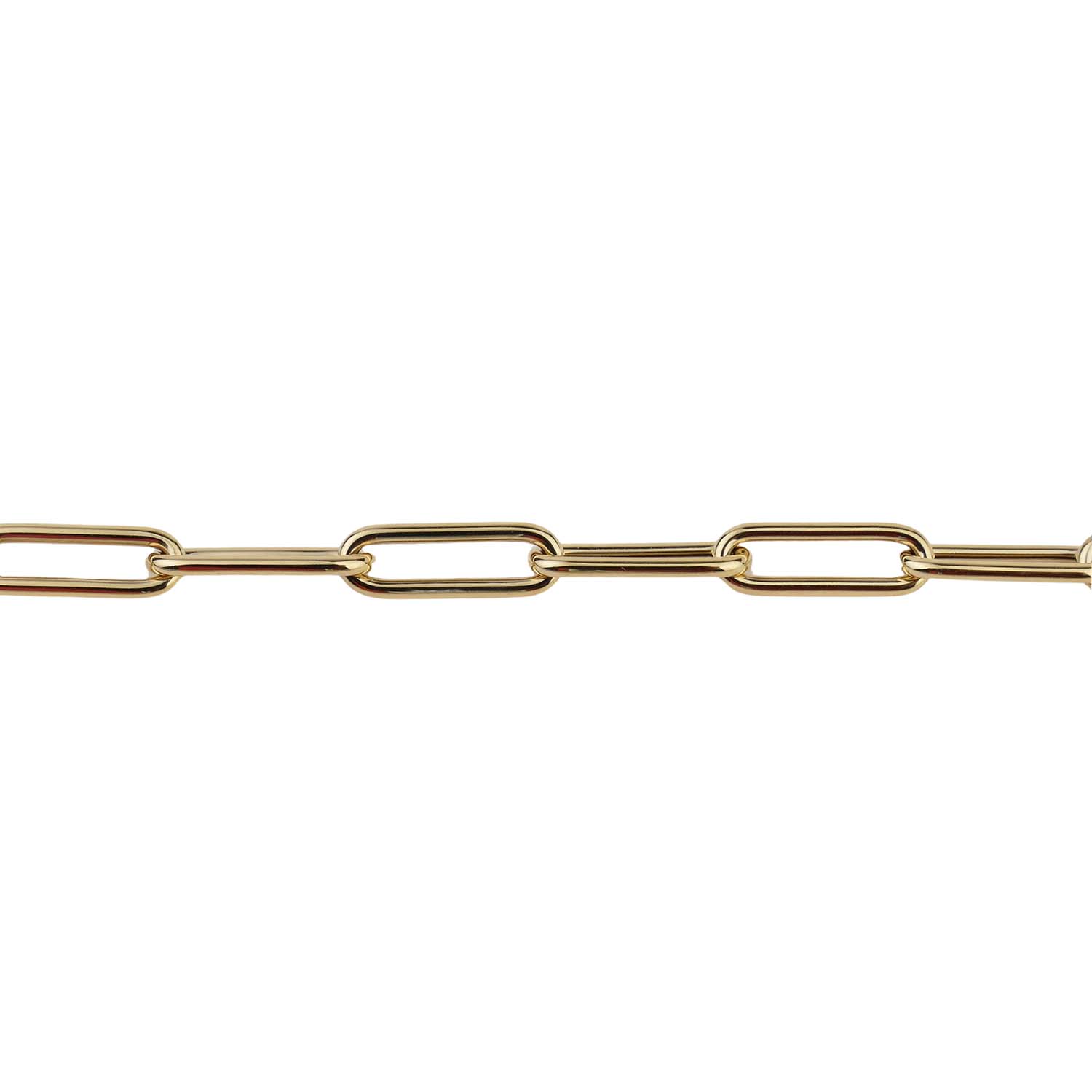 71439-19-1 Paperclip-Armband Gelbgold 375/000