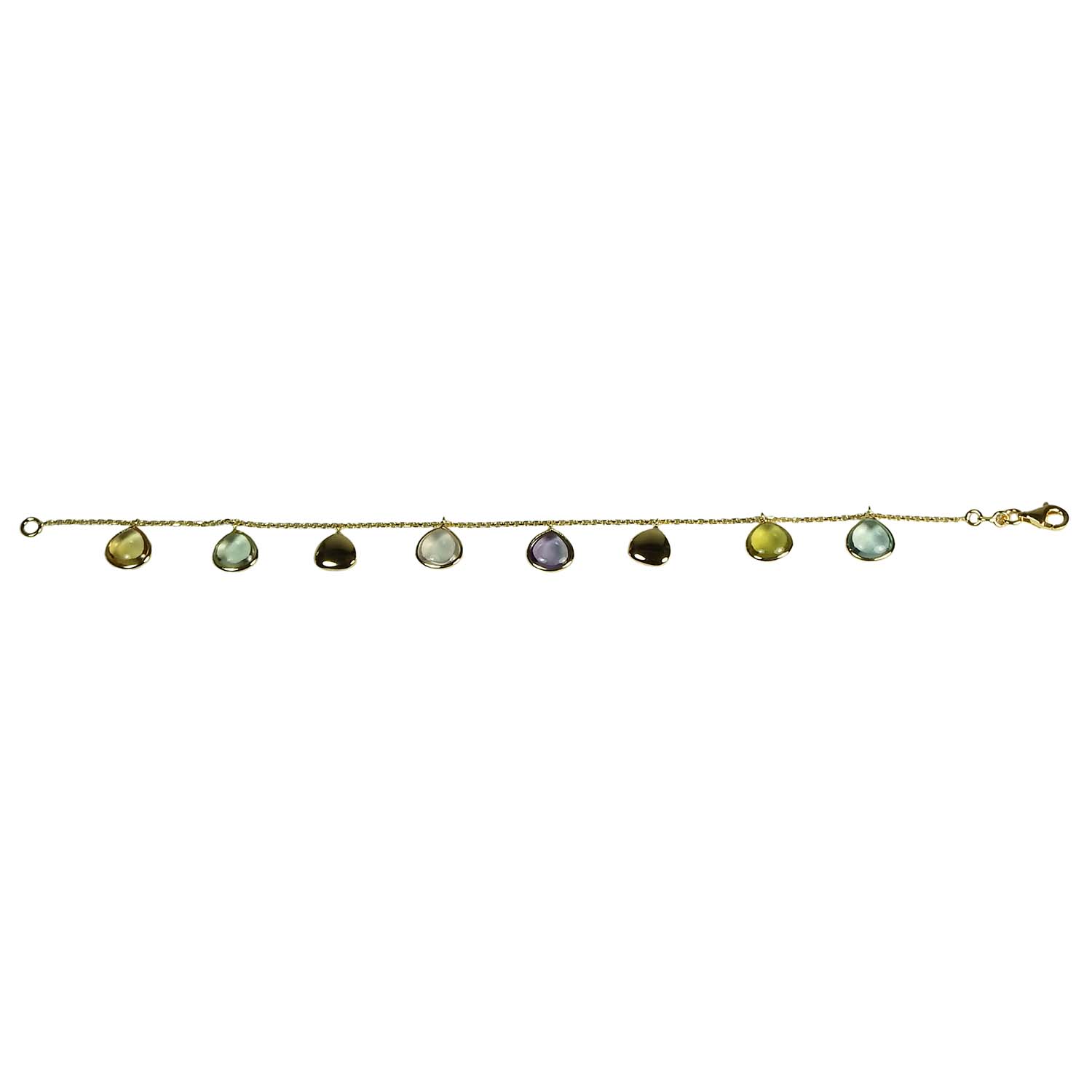 32151-1 Armband Gold 585/000 mit Farbsteinen