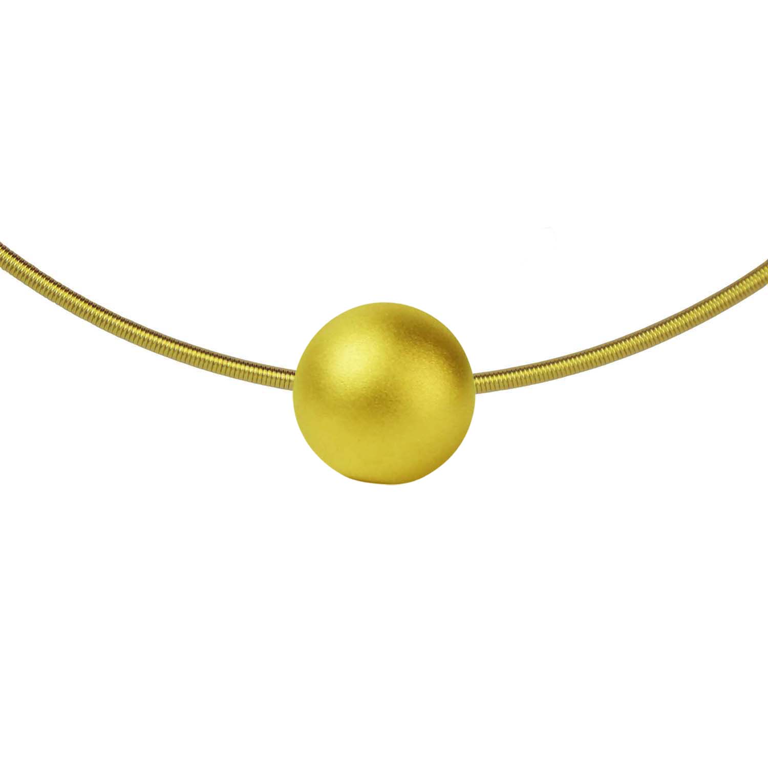 713288-1 Anhänger Bunz Kugel 12 mm Déco Art by Micha Bunz Gelbgold 750/000