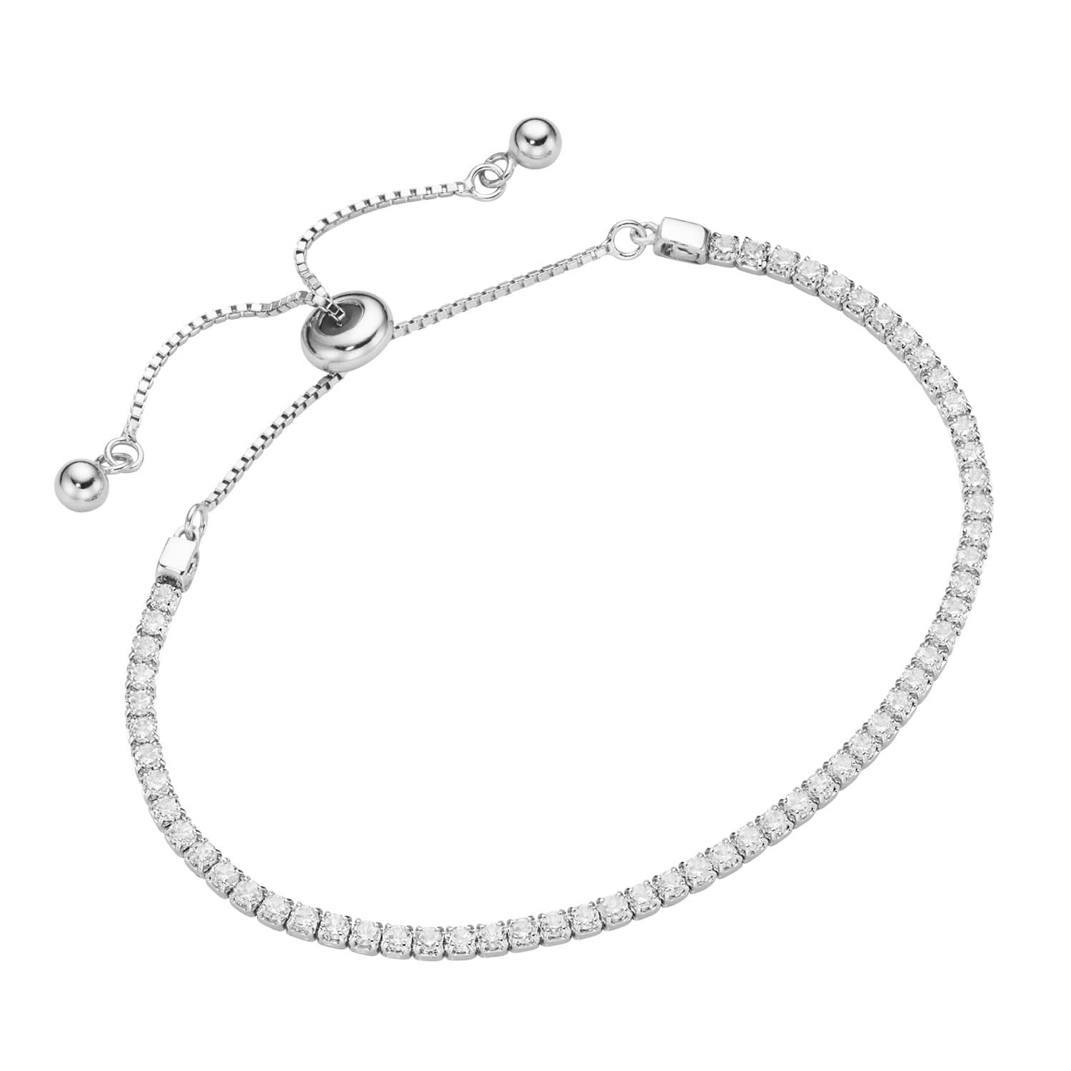 33223 Silver D-Line Tennisband Sterlingsilber