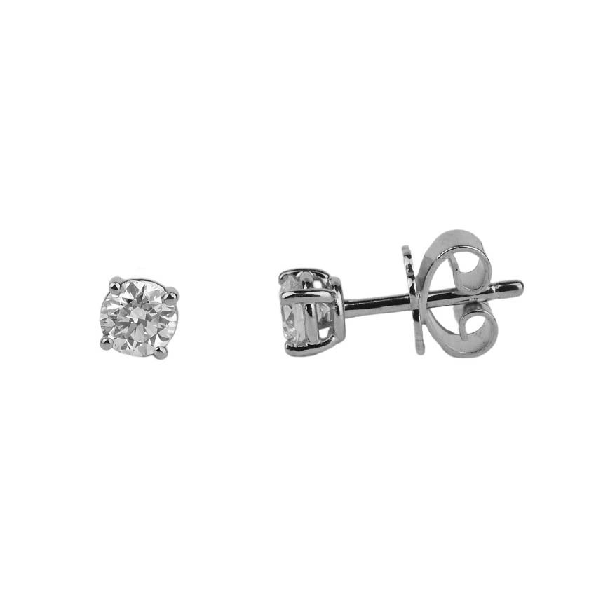 34130Z7dOzrS5dqByZ Brillantohrstecker Weißgold 750/000 0,51 ct
