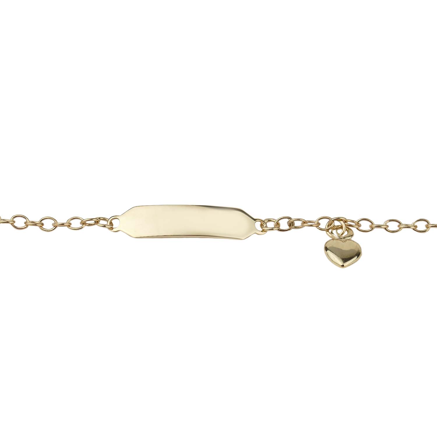 34296 Babyband Gelbgold 333/000 mit Herz
