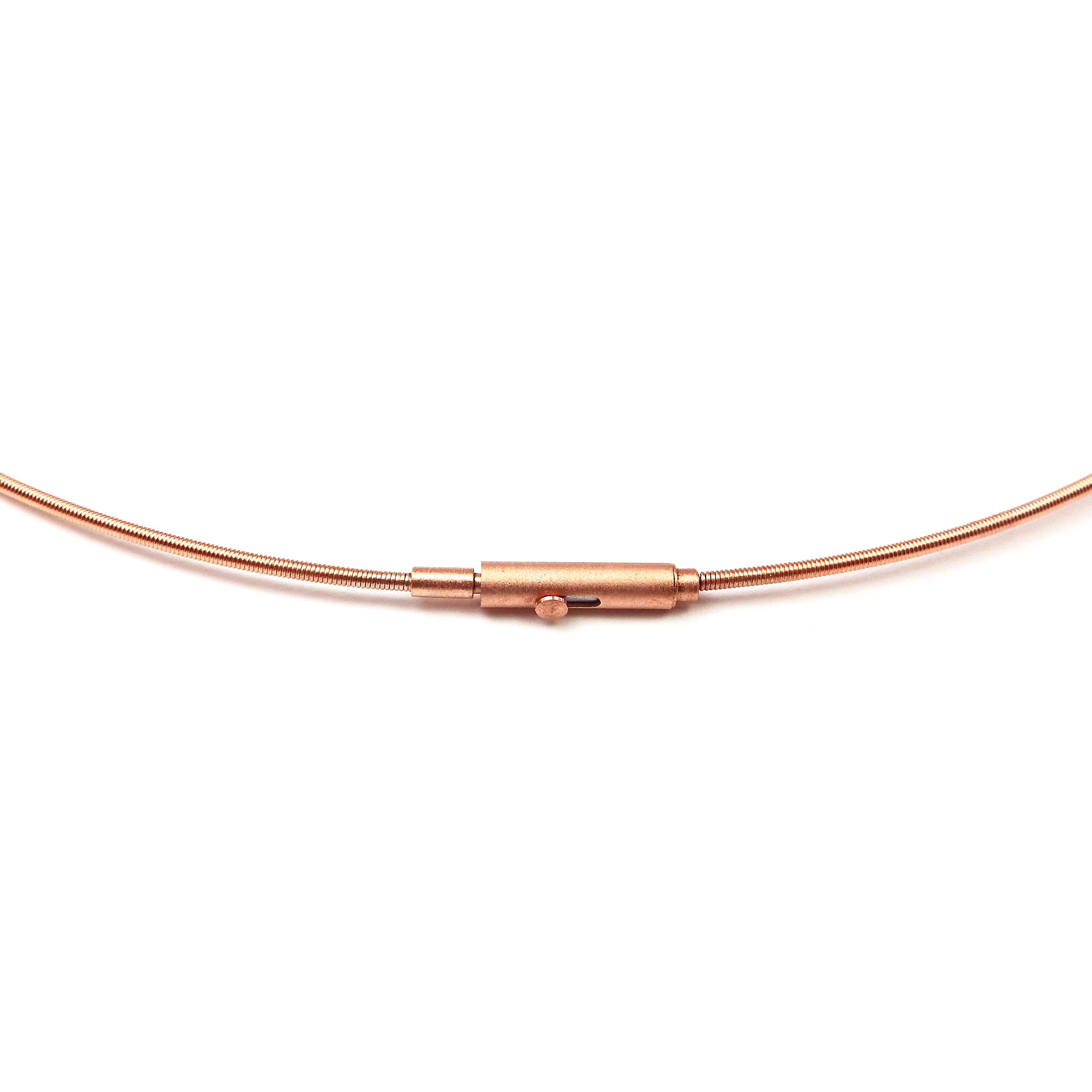Bunz Halsreif Rotgold 750/000 1,25 mm stark 40 cm lang