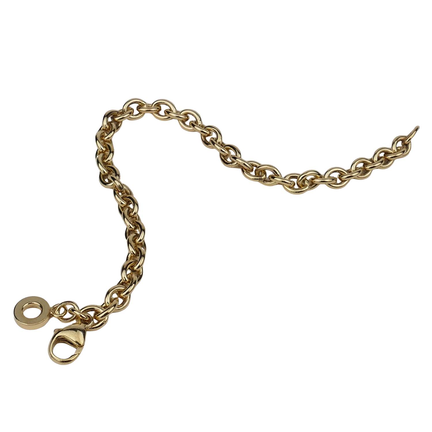 Massives Armband Silber vergoldet