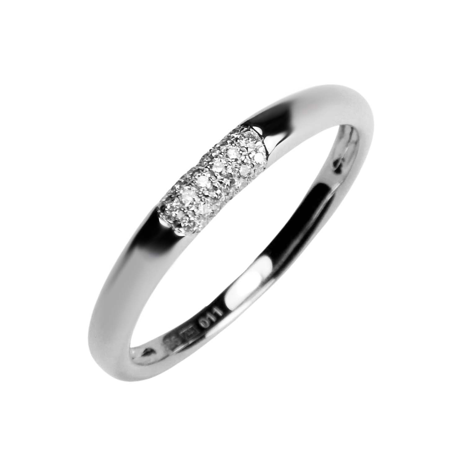 32959M9lS7Uny8Eaqg Damenring mit Brillanten Weißgold 585/000 Bandring Verlobungsring