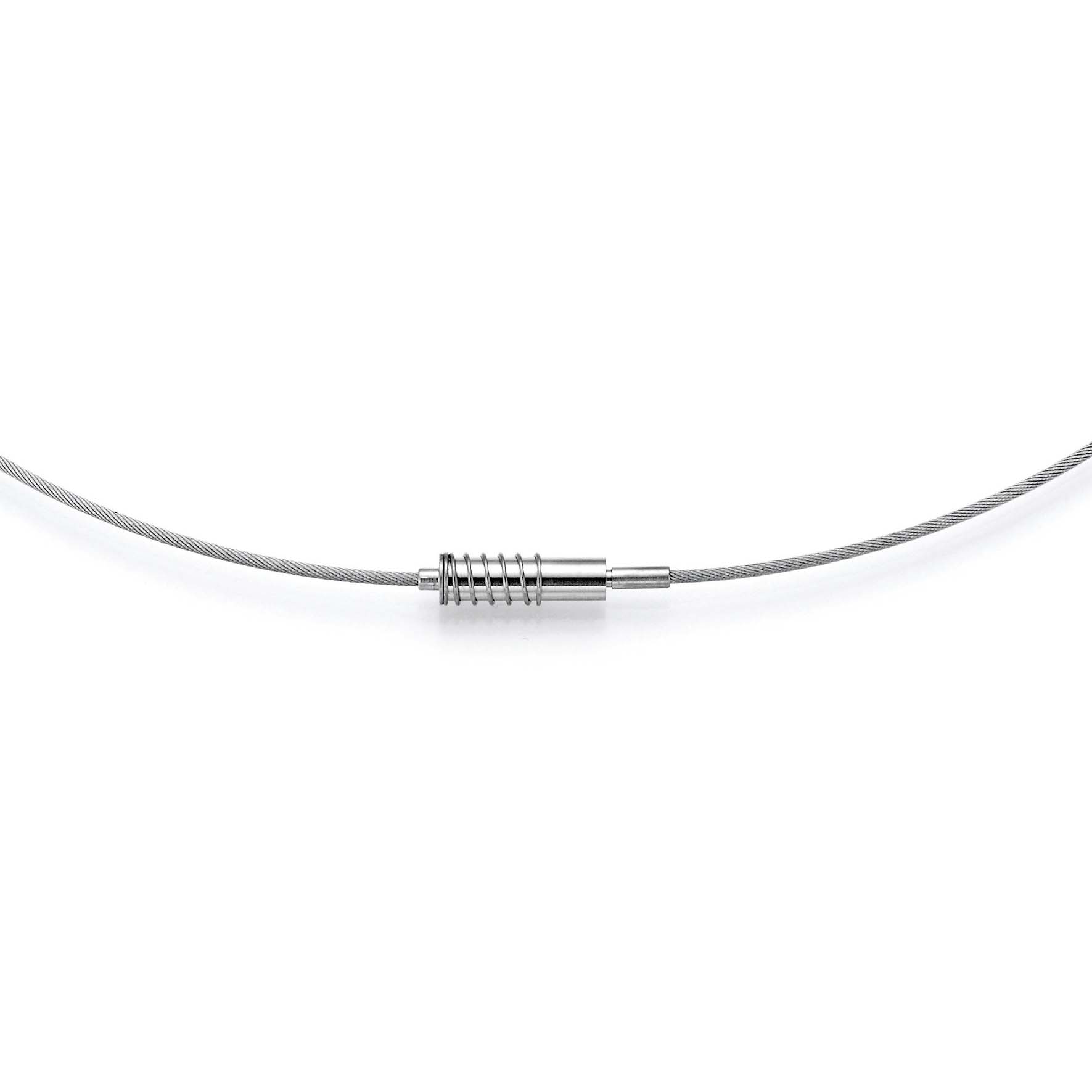3207870-1 Bunz Halsreif Edelstahl 1 mm