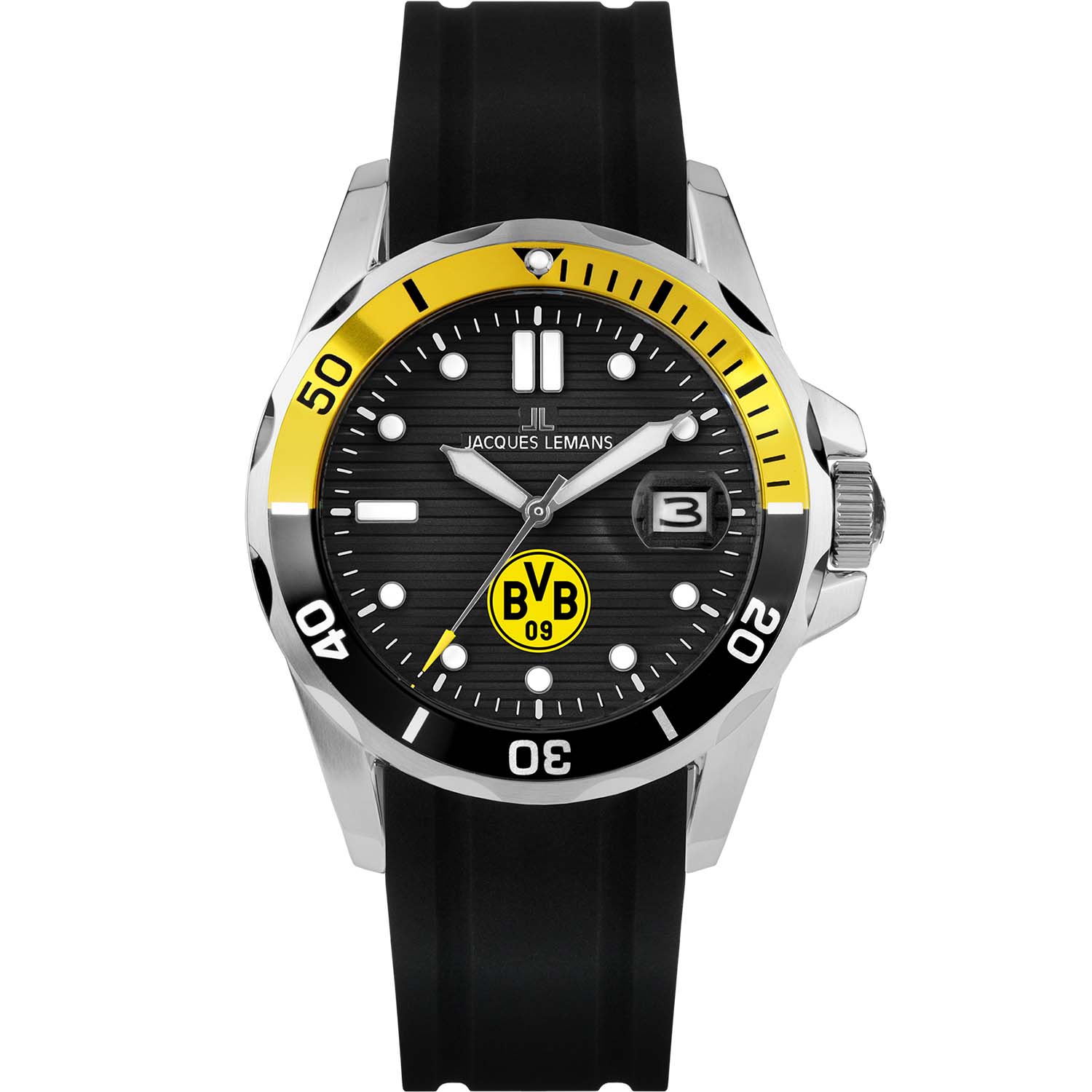 Jacques Lemans Herrenuhr Borussia Dortmund BVB-09 Jacques Lemans Herrenuhr Borussia Dortmund BVB-09