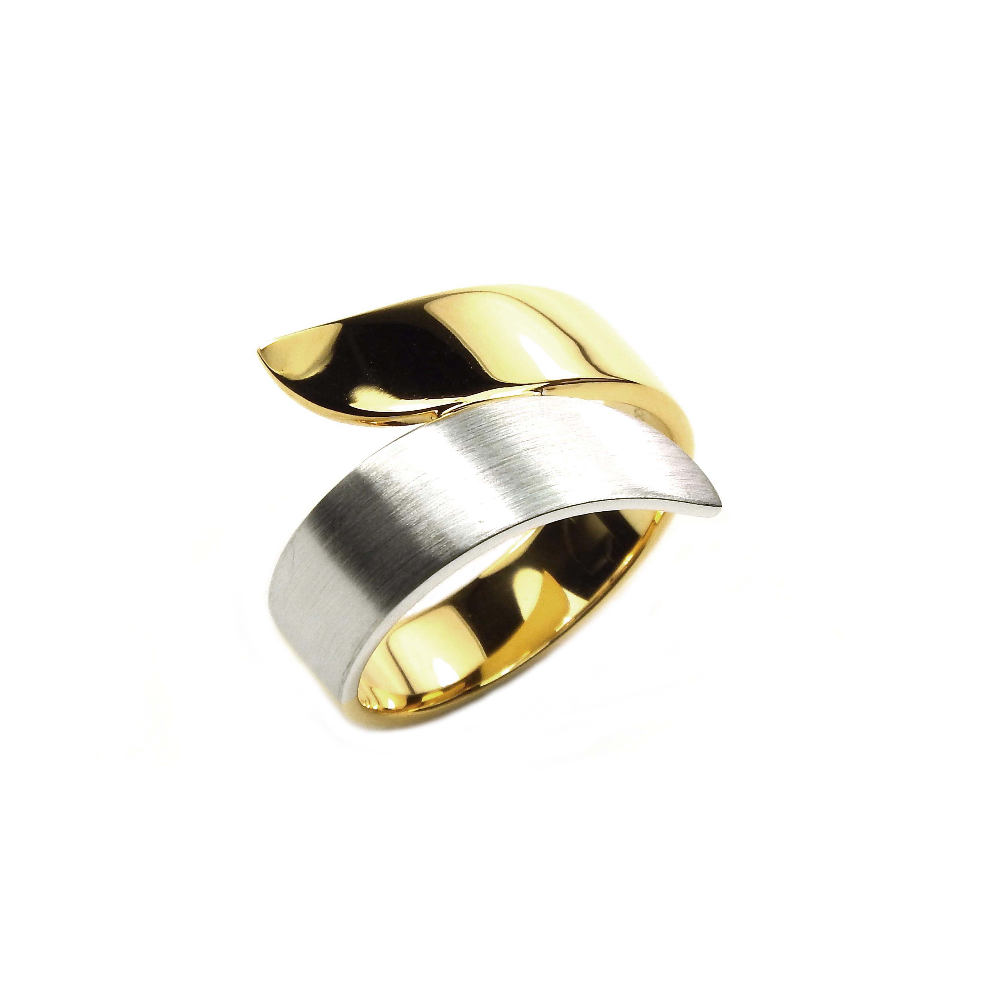 Damenring Gold 585/000 bicolor
