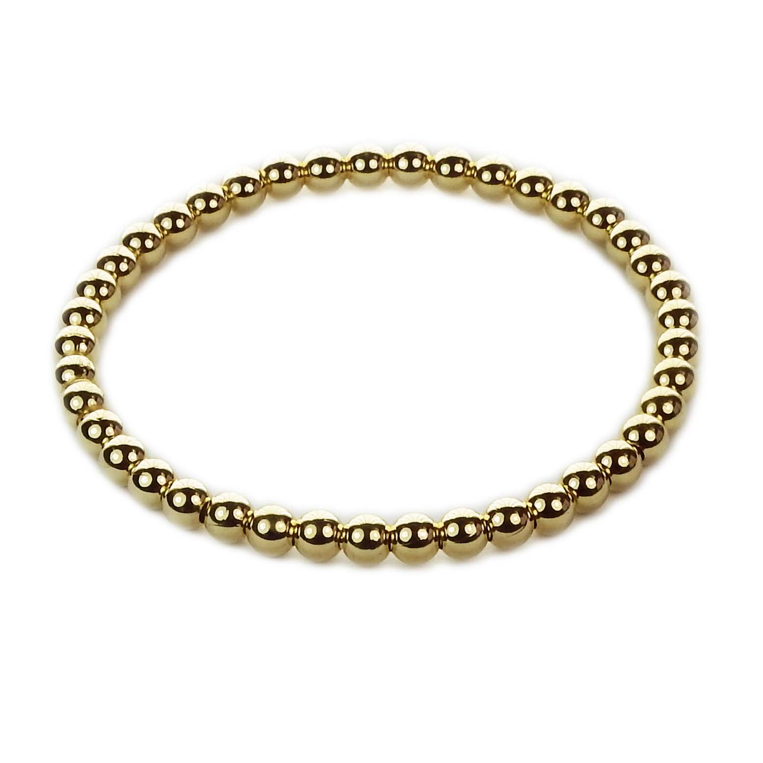 30373 Kugelarmband Silber vergoldet
