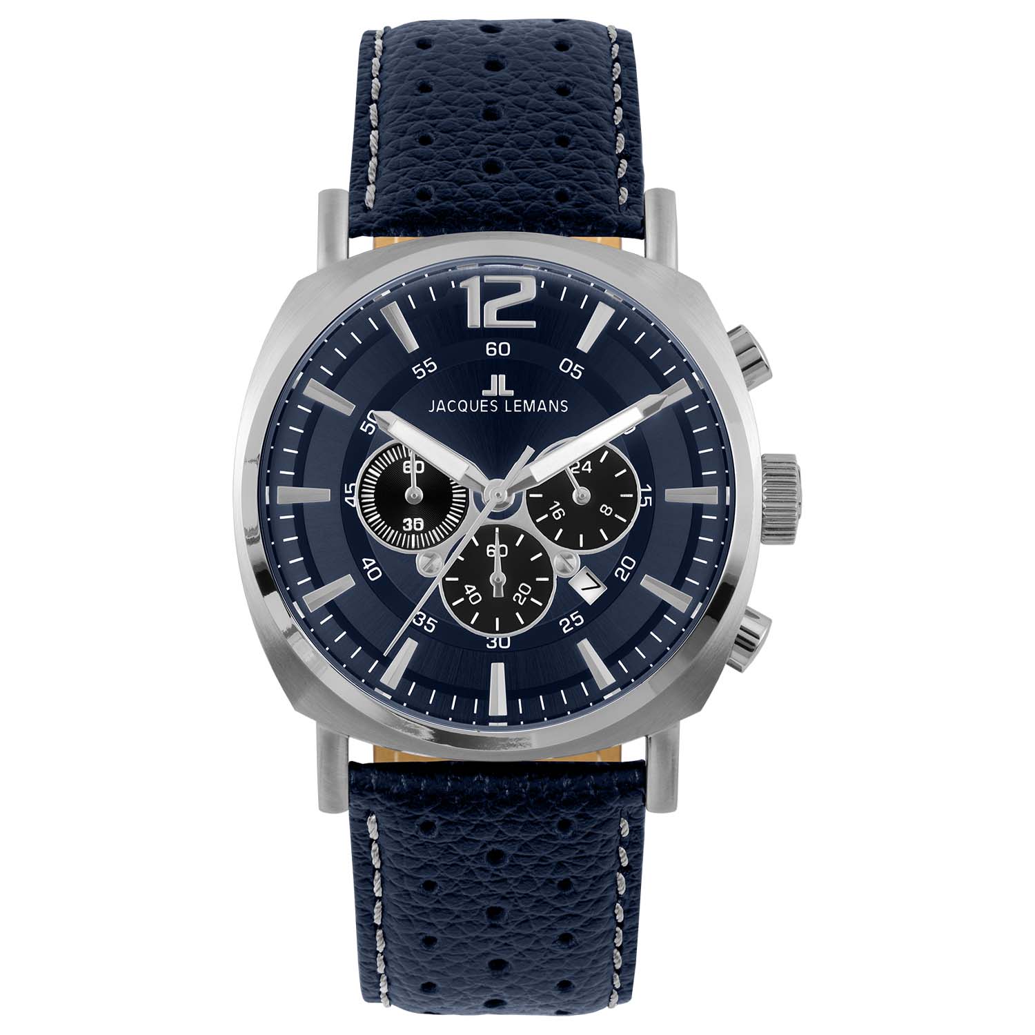1-1645Q-1 Jacques Lemans Herrenuhr Chronograph Lugano