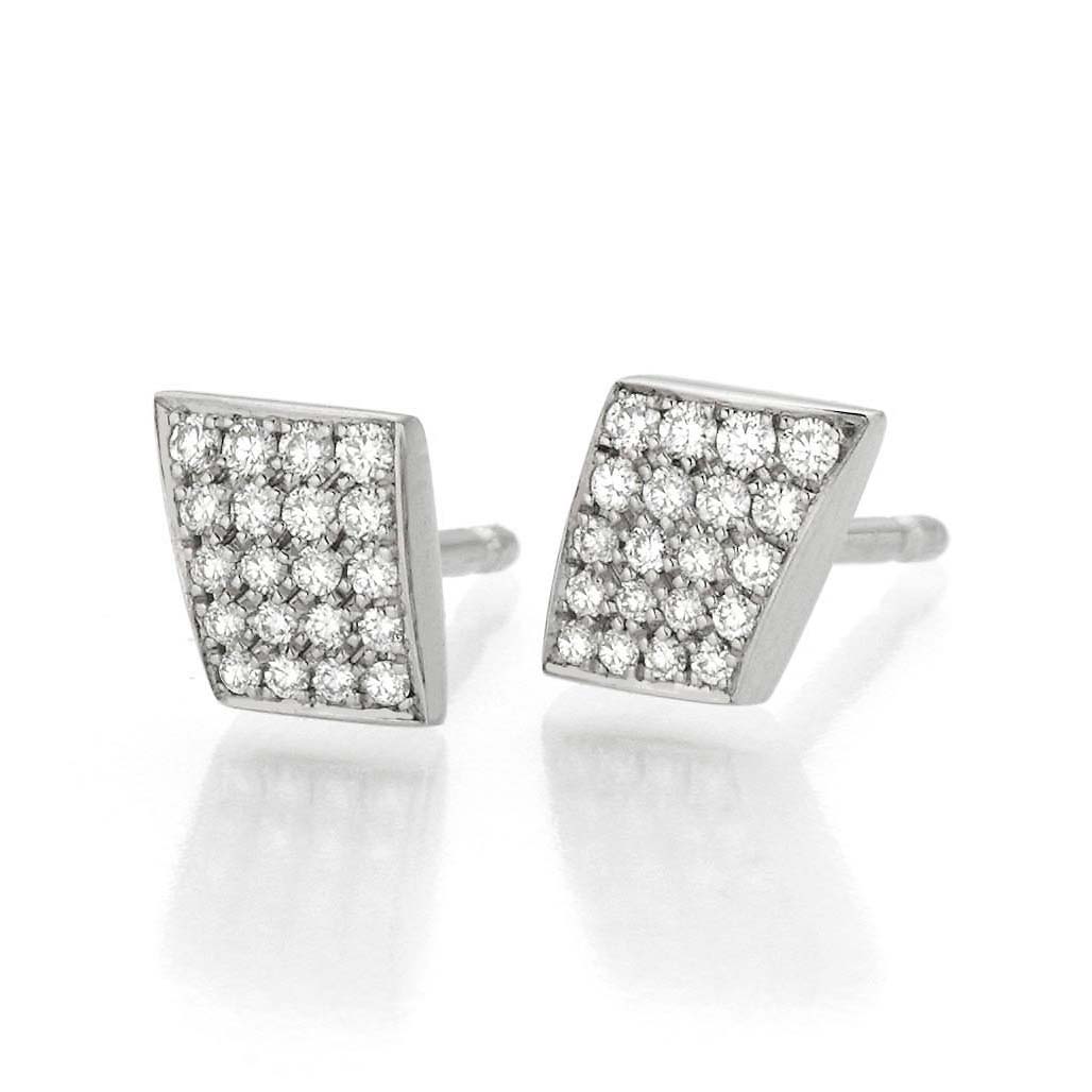 Bunz Ohrstecker Platin 950/000 mit Brillanten