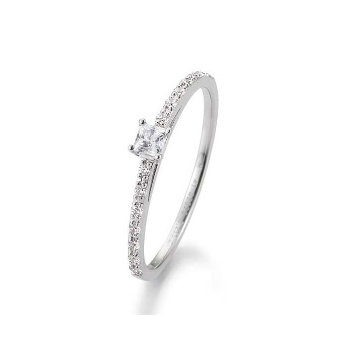 41-05670-PT Saint Maurice Verlobungsring Platin 950/000 mit Prinzess-Diamant
