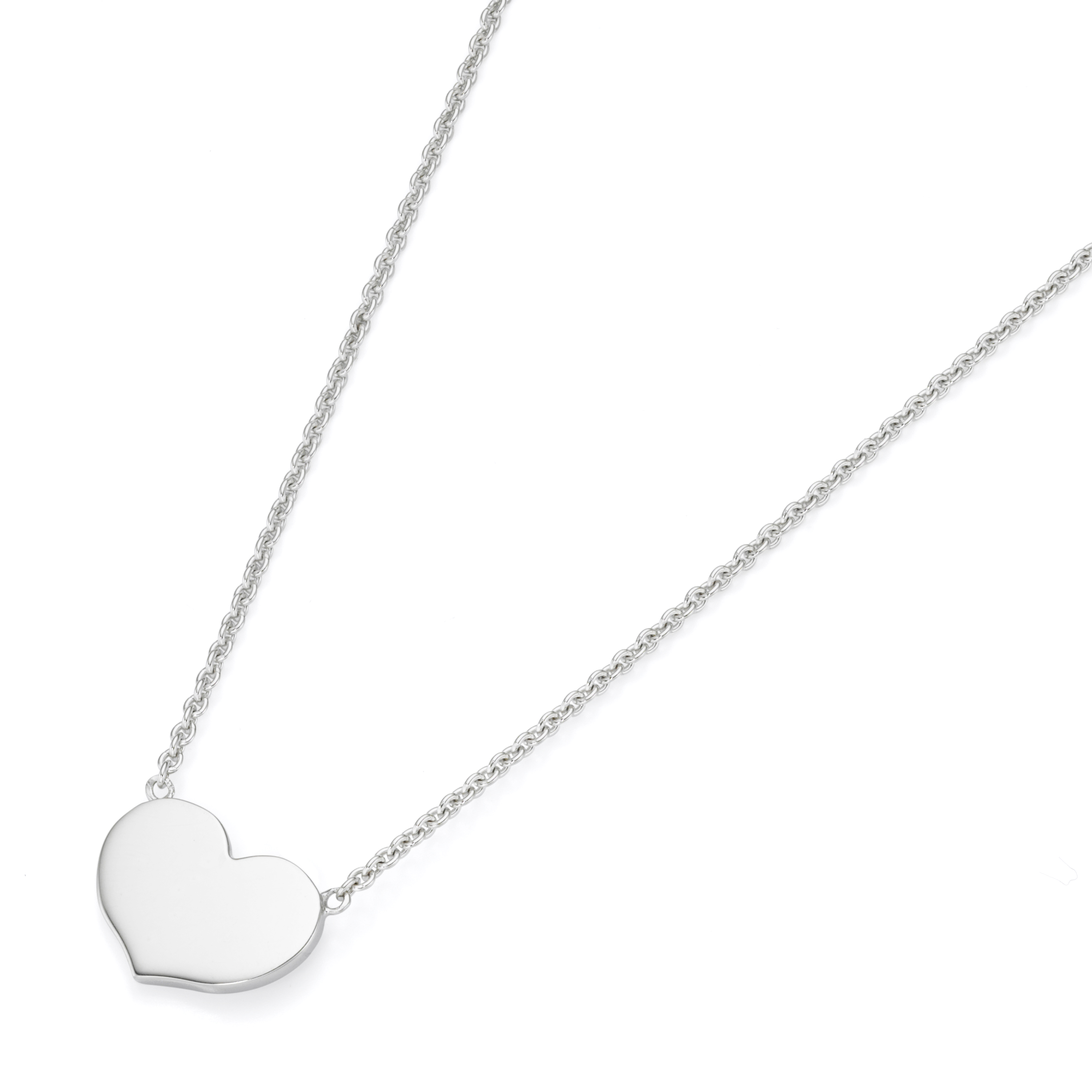 EW577-99029893450 Silver D-Line Silberkette mit Herz