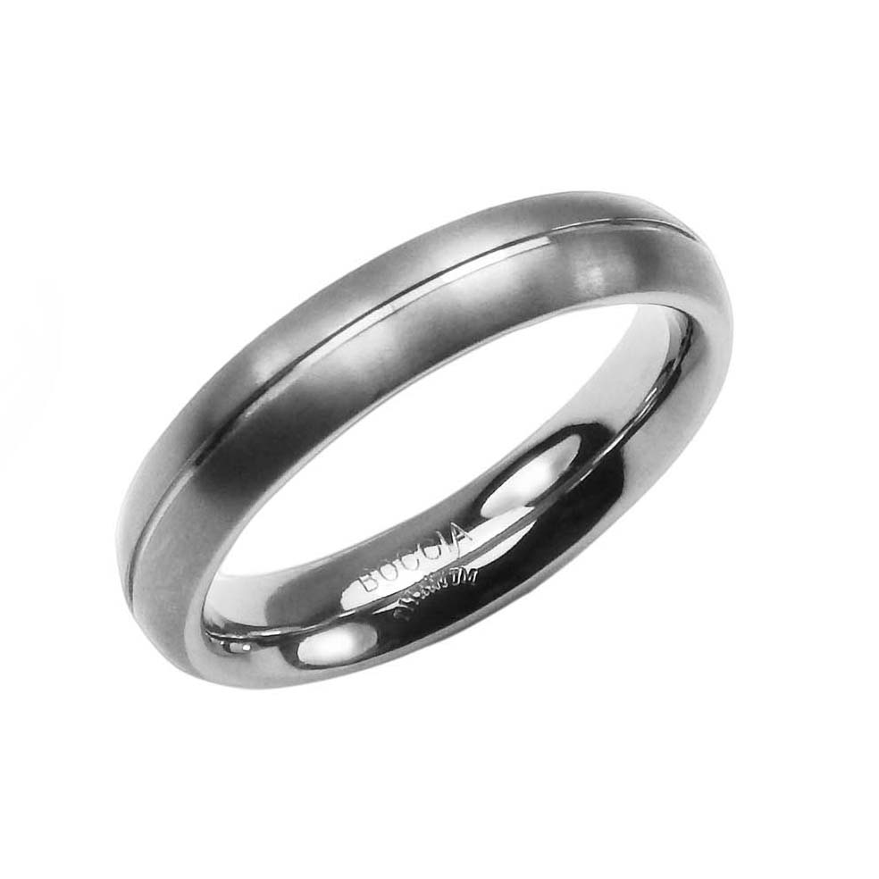 0130-01 Boccia Ring Titan nickelfrei unisex Partnerring