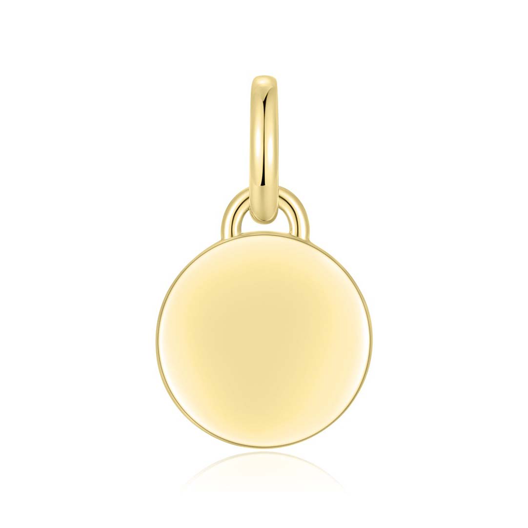 Quinn Anhänger Kreis Gelbgold 585/000