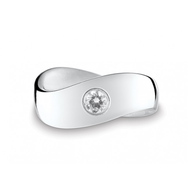 Quinn Taufring Sterlingsilber mit Brillant Quinn Taufring Sterlingsilber mit Brillant
