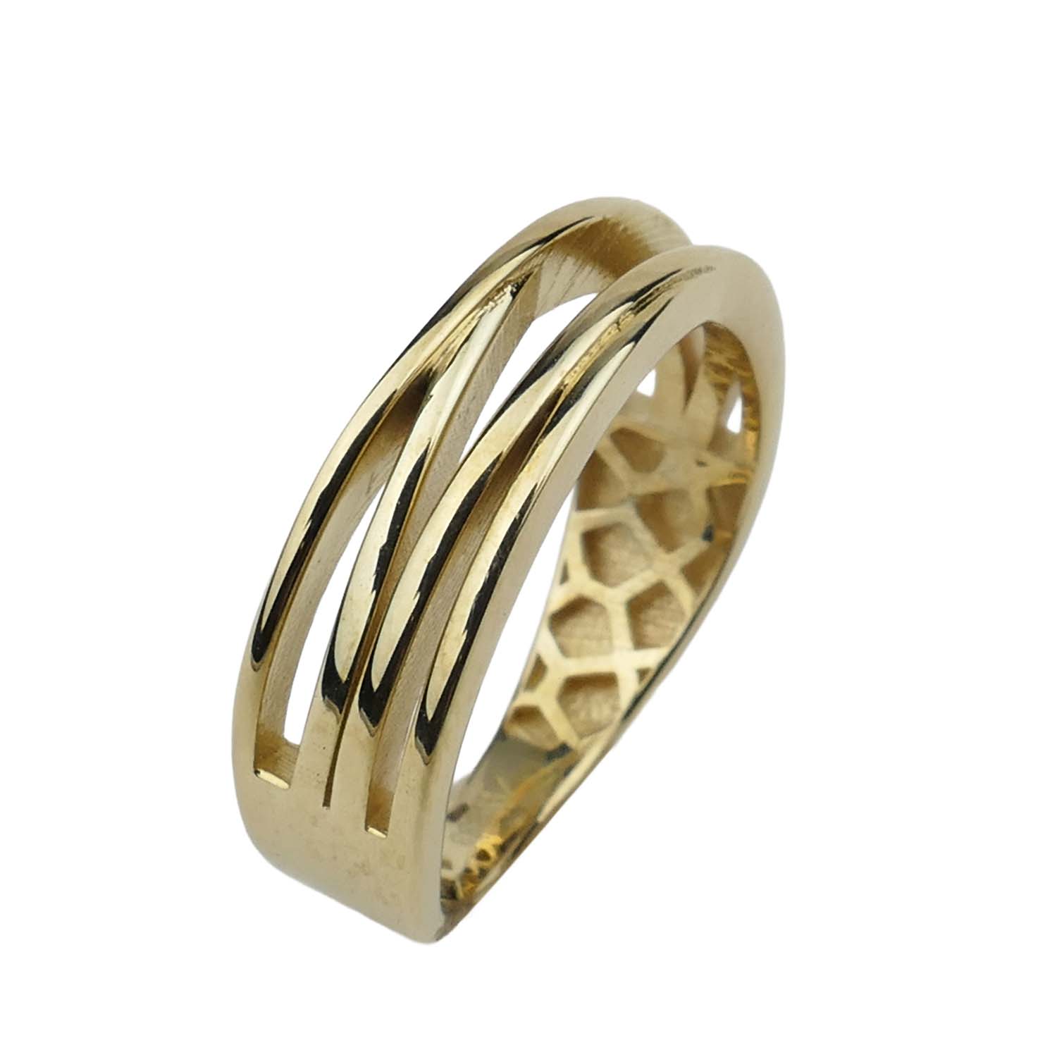 Damenring Gelbgold 333/000 ohne Steine