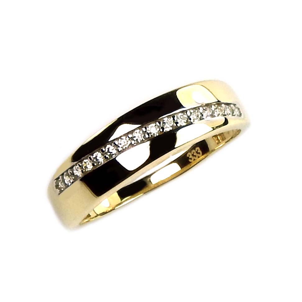 Damenring Gold 333/000 mit Zirkonia