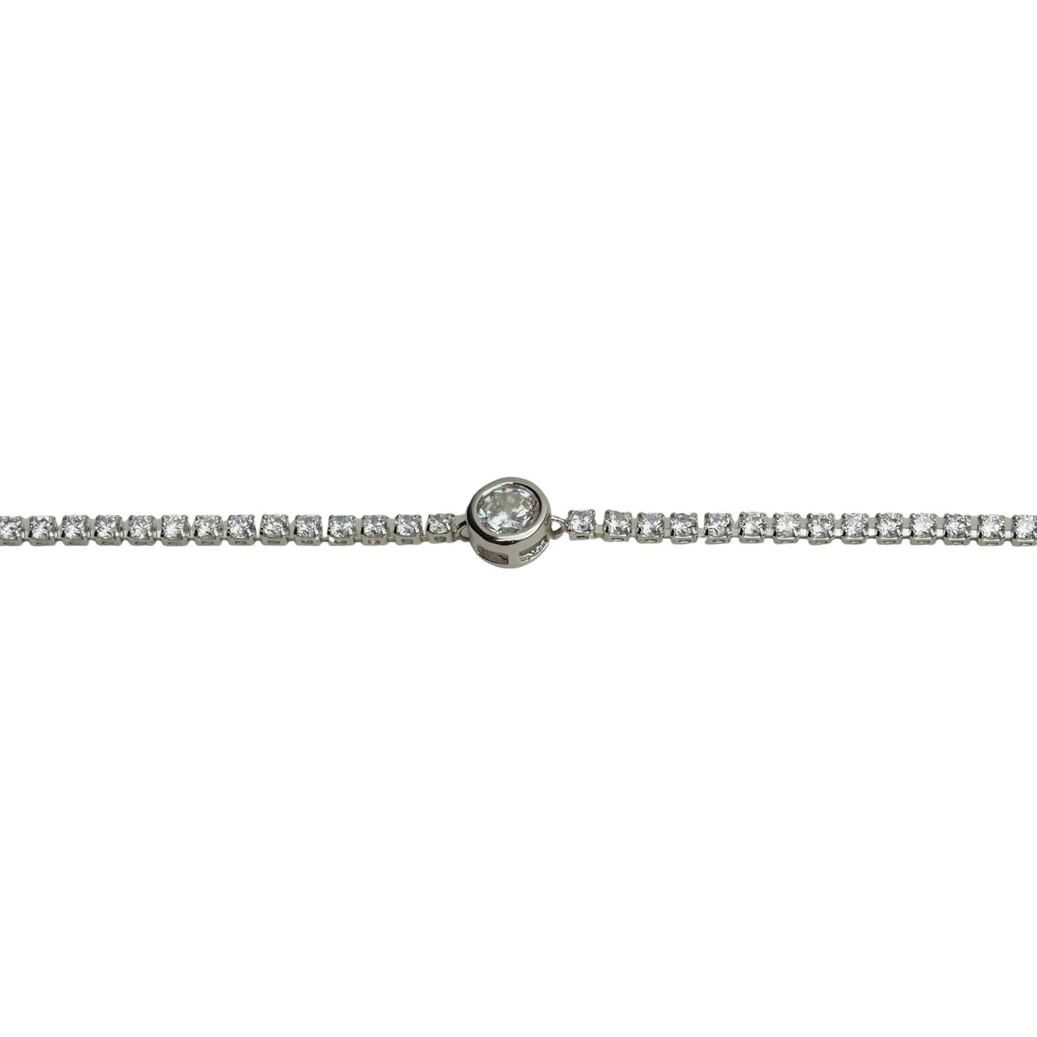 45963 Tennisband Armband für Damen aus Sterlingsilber mit Zirkonia