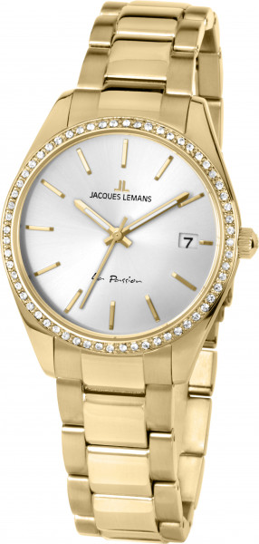 1-2085H-1 Jacques Lemans Damenuhr La Passion mit Swarovski-Steinen