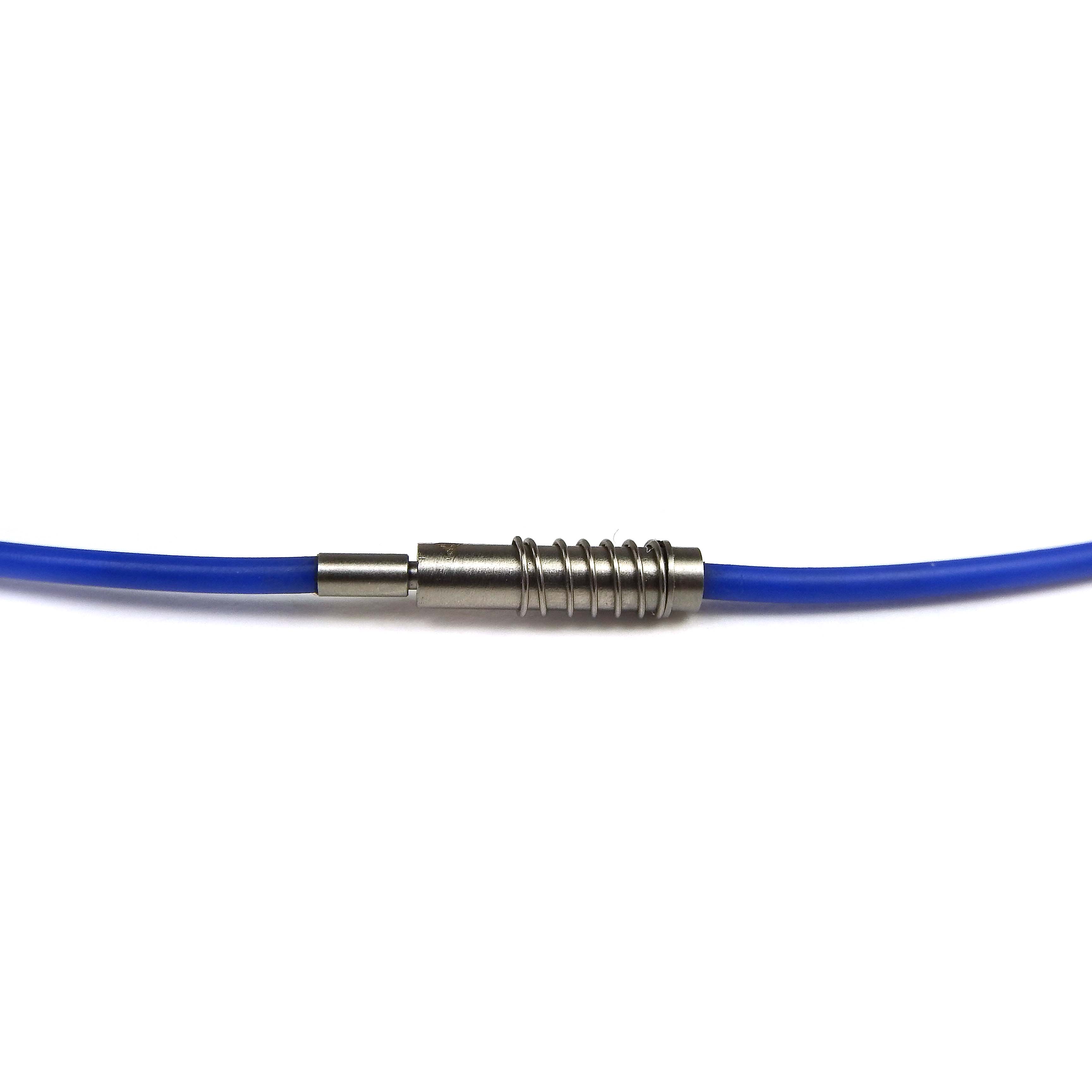 Bunz Halsreif Silikon lapisblau 1,5 mm