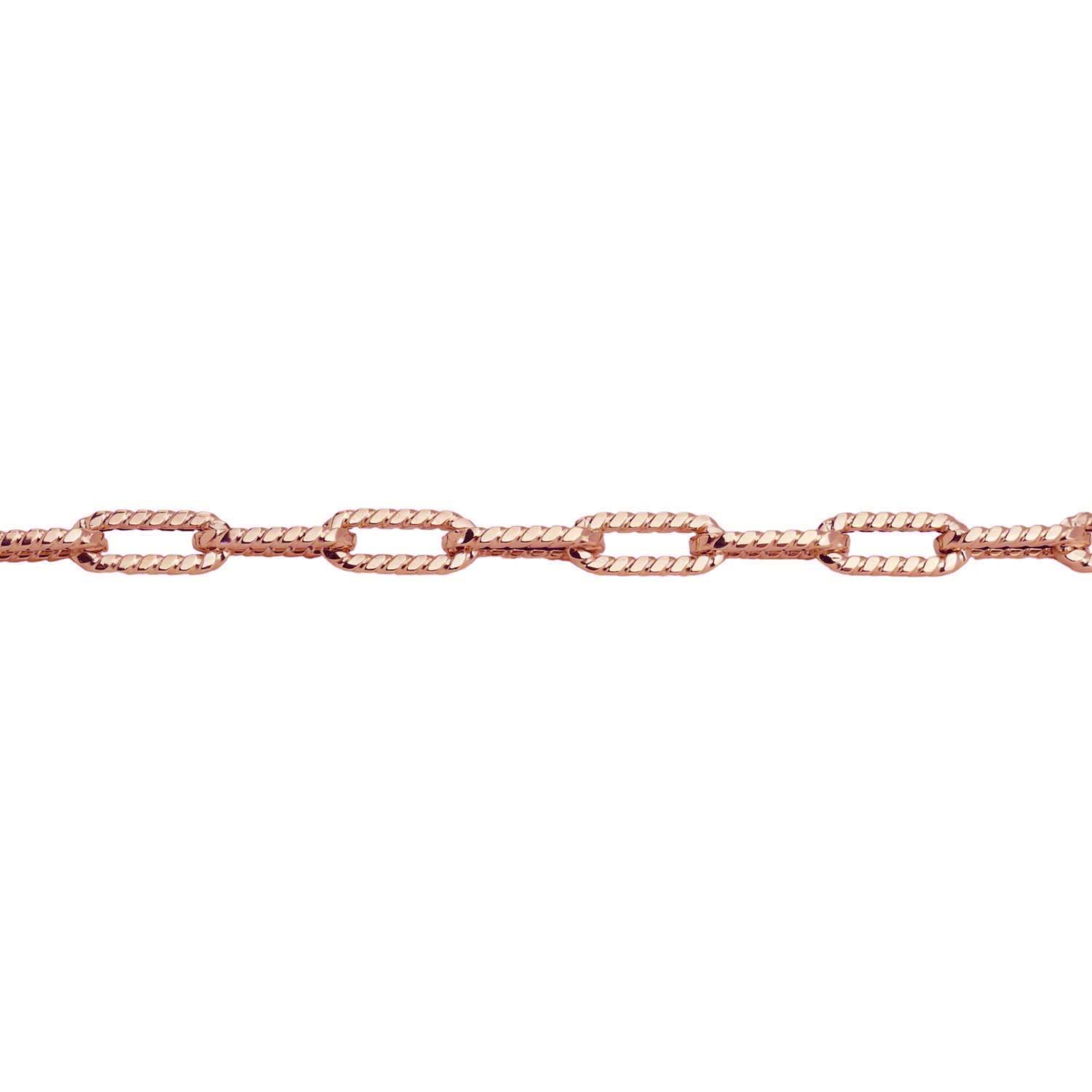 Papercliparmband Roségold 585/000 Papercliparmband Roségold 585/000