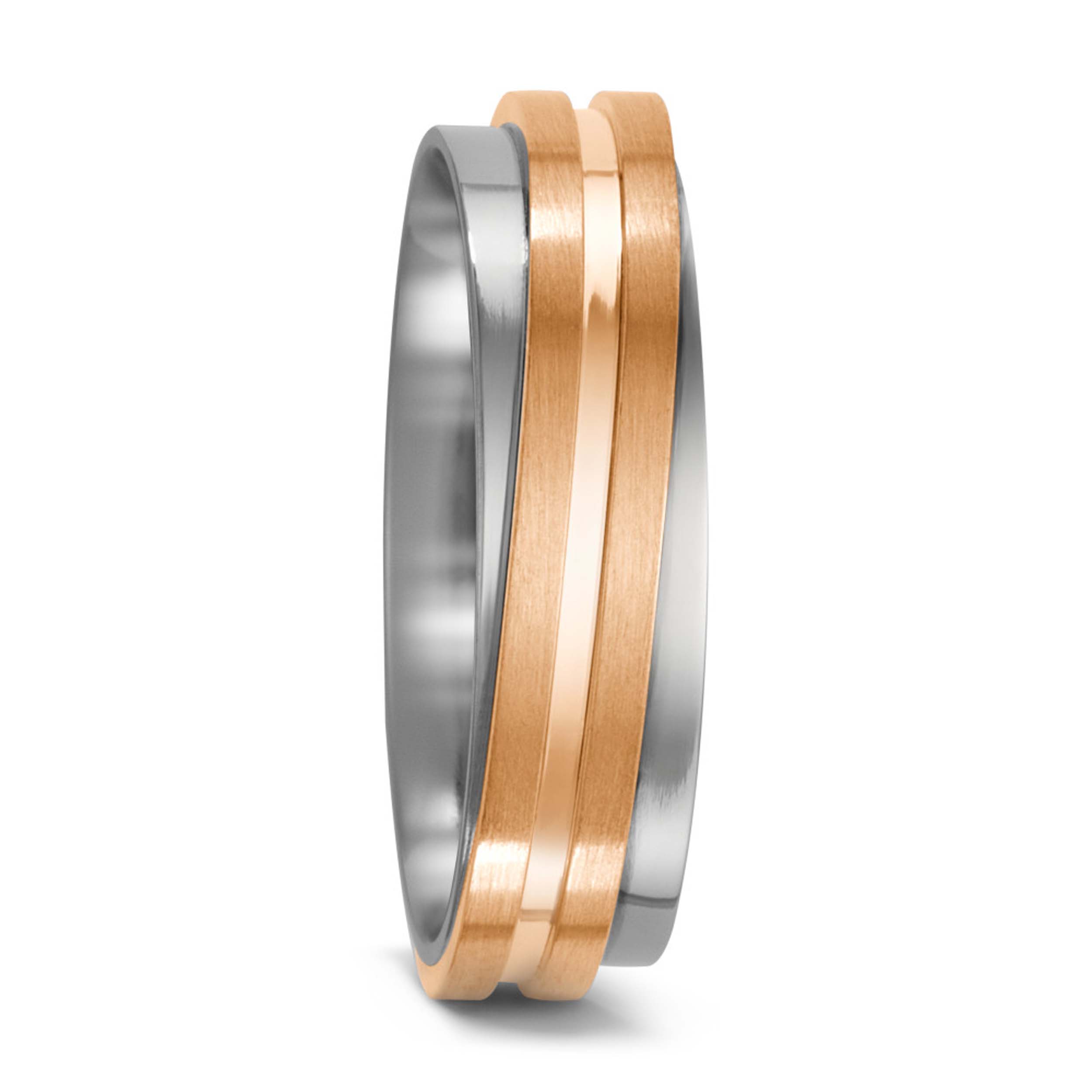 10521 Titan Factory Trauring Bronze und Titan
