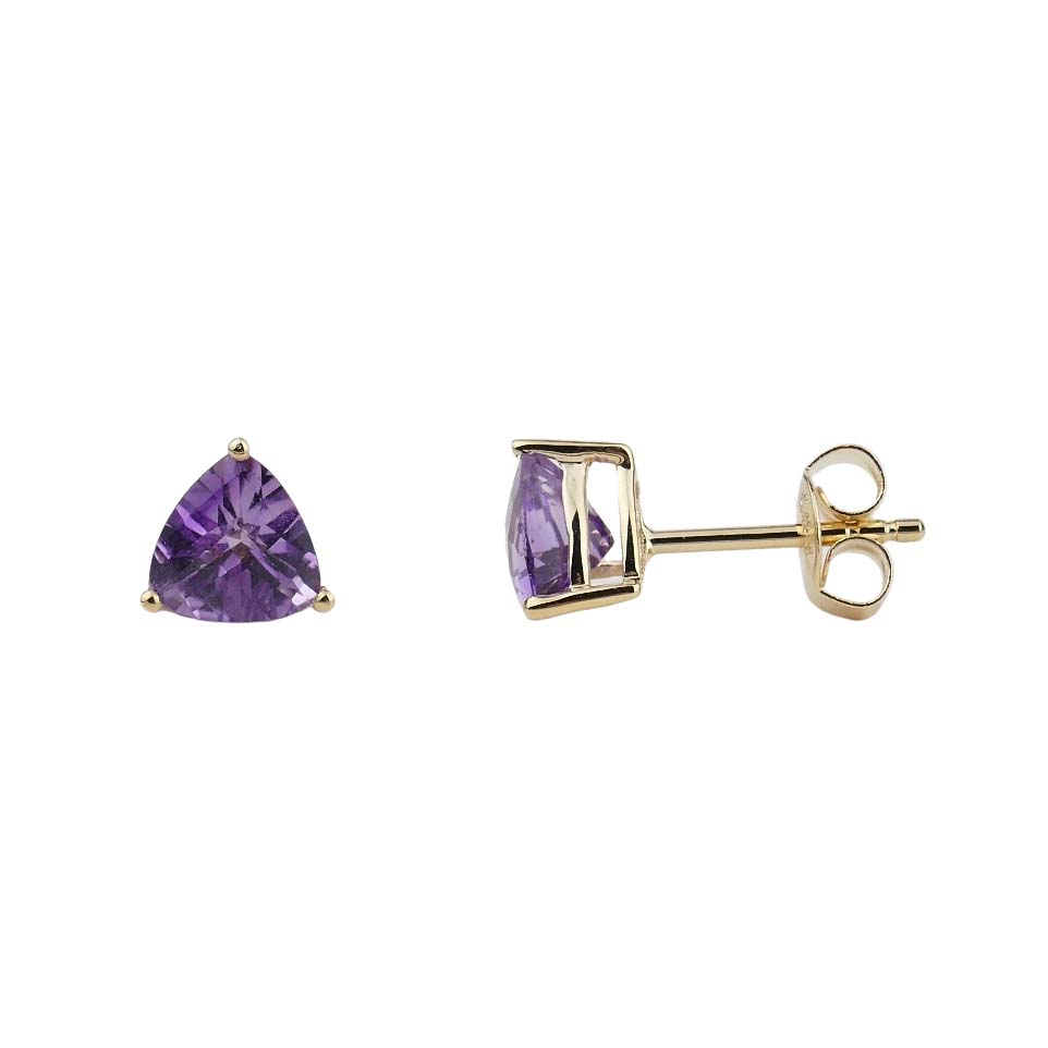 Amethystohrstecker Gelbgold 585/000 Amethystohrstecker Gelbgold 585/000