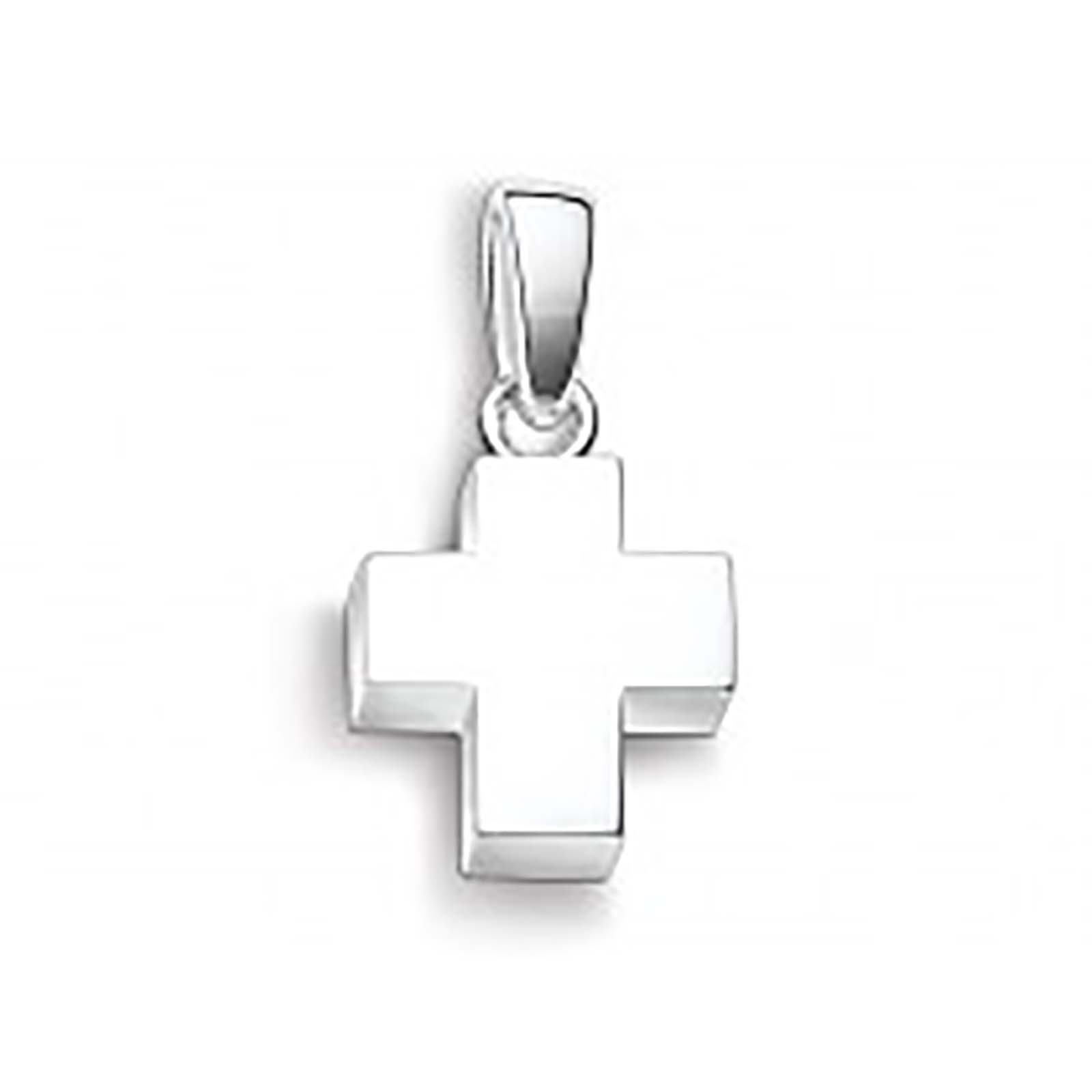 0242010 Quinn Kreuz Sterlingsilber poliert Silberkreuz